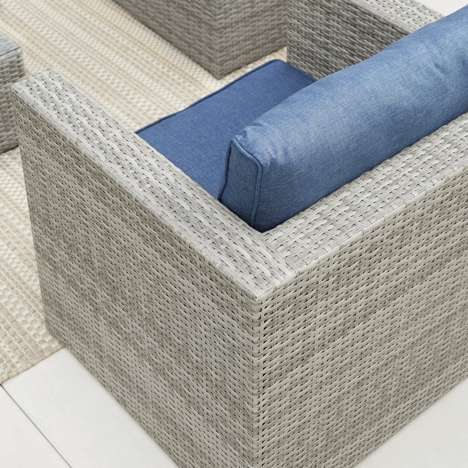 Kylo Wicker/Rattan 10 - Person Seating Group with Cushions