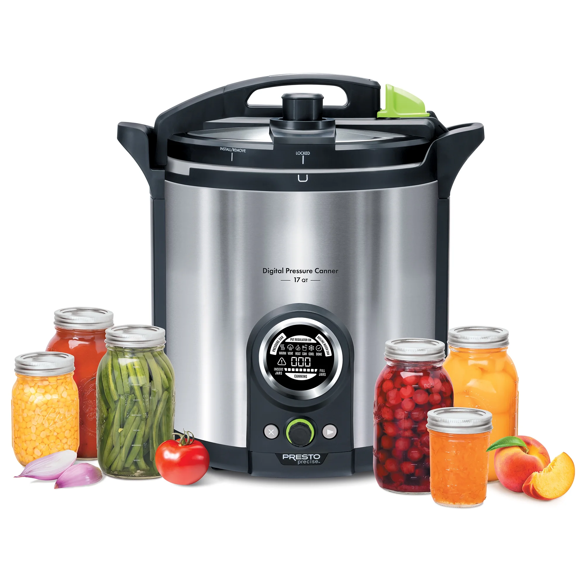 Presto Precise 02152 17 Qt Stainless Steel Electric Pressure Canner, Silver - Image 9