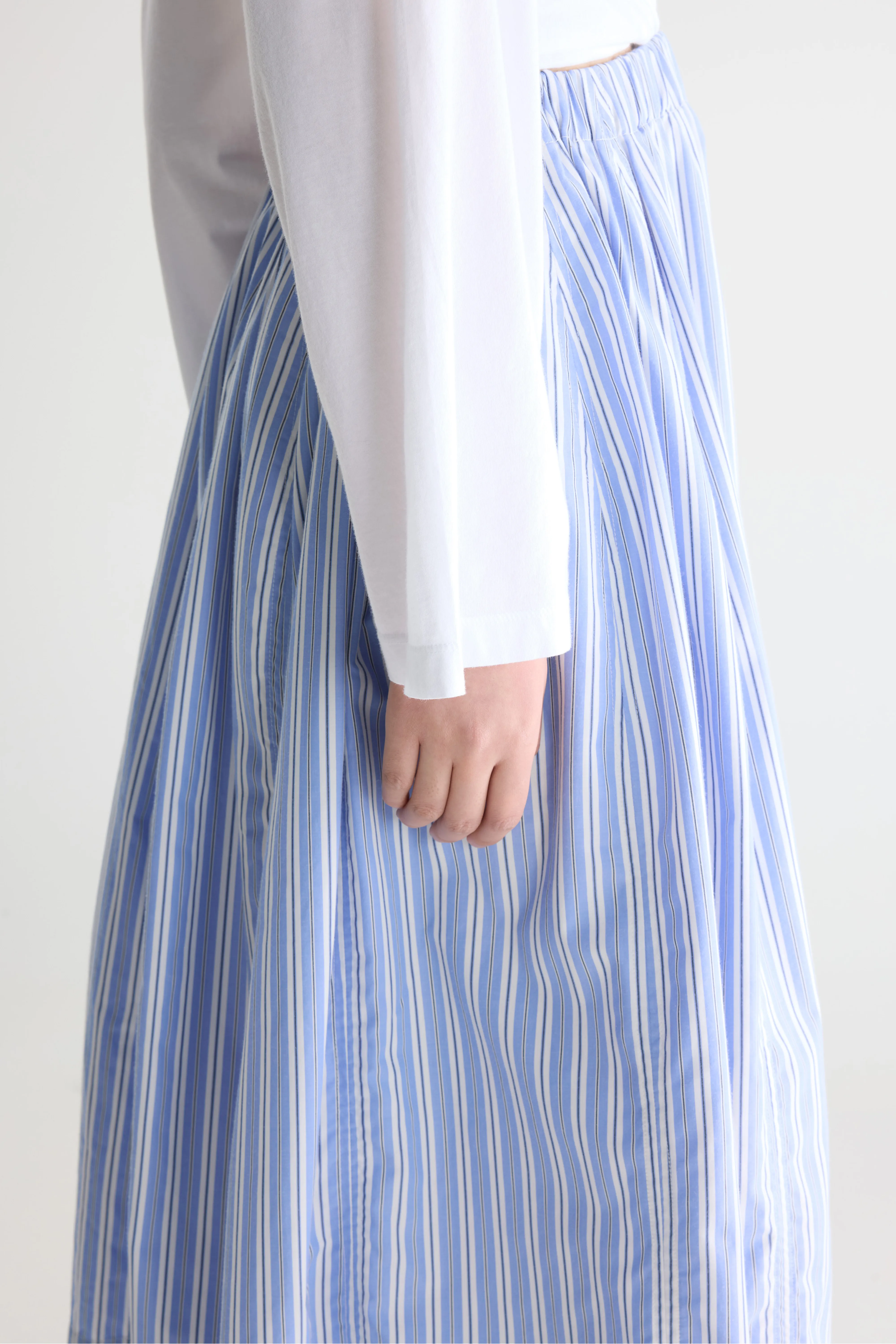 Bellerose Cinley striped midi skirt (261 / W / STRIPE A)
