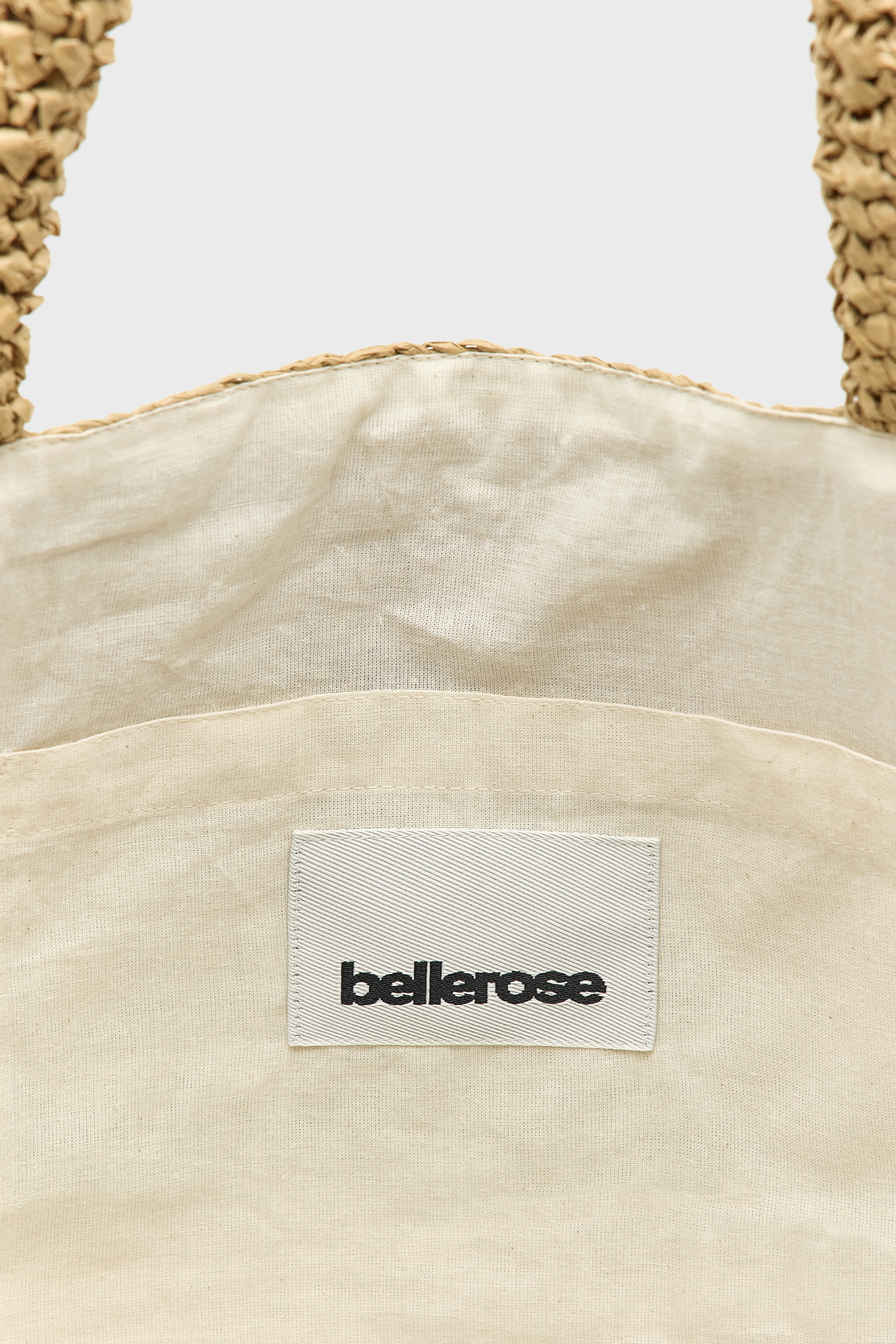 Bellerose Itop straw shopping bag (261 / W / NATURAL)