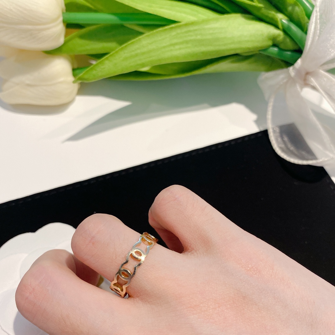 Chanel Minimalistic Coco Ring - Original Replica Club