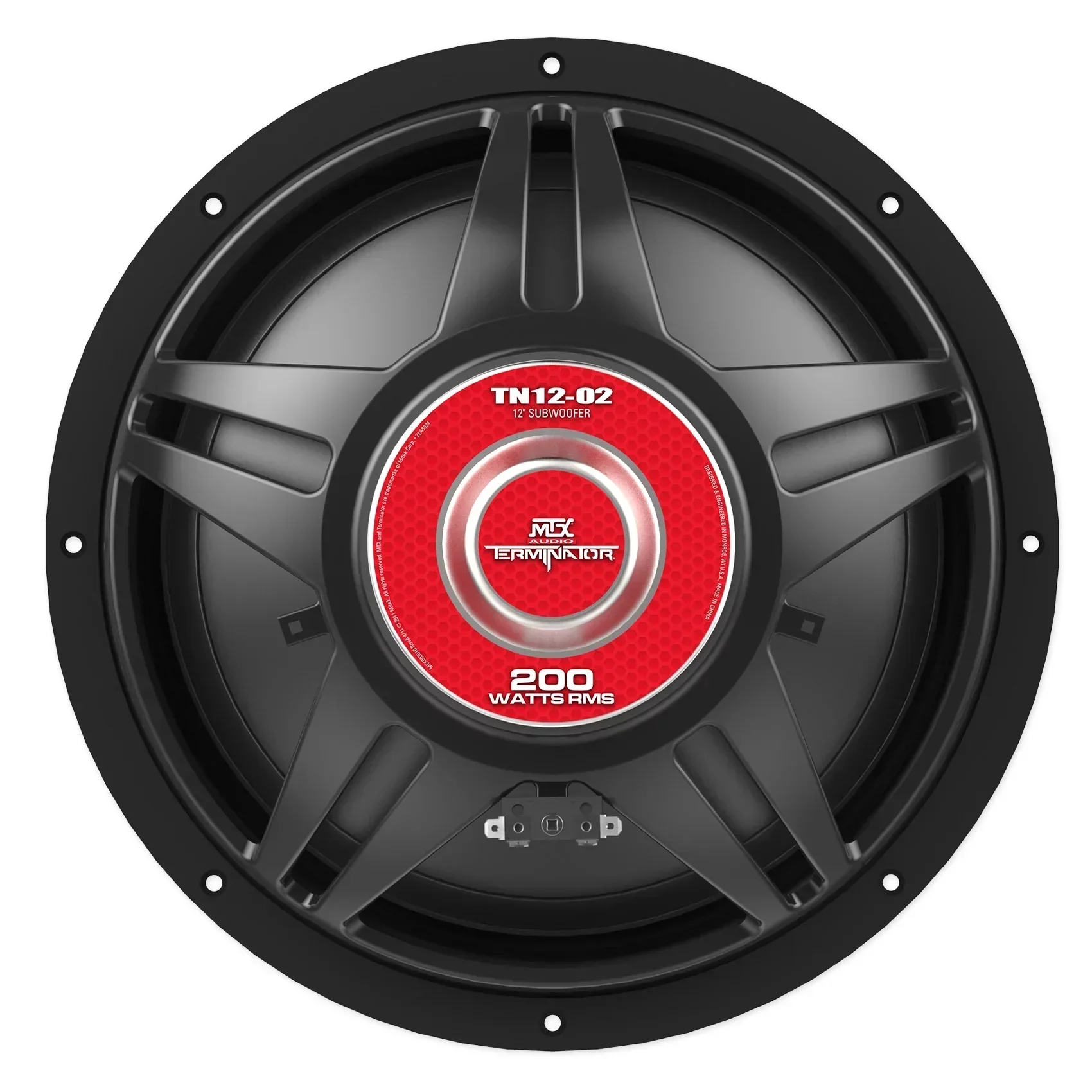 MTX Terminator TN12-02 12" 400 Watt Car Audio Subwoofer With Rockville RS12 Sealed Enclosure - Image 5 MTX Terminator TN12-02 12" 400 Watt Car Audio Subwoofer With Rockville RS12 Sealed Enclosure - Image 5