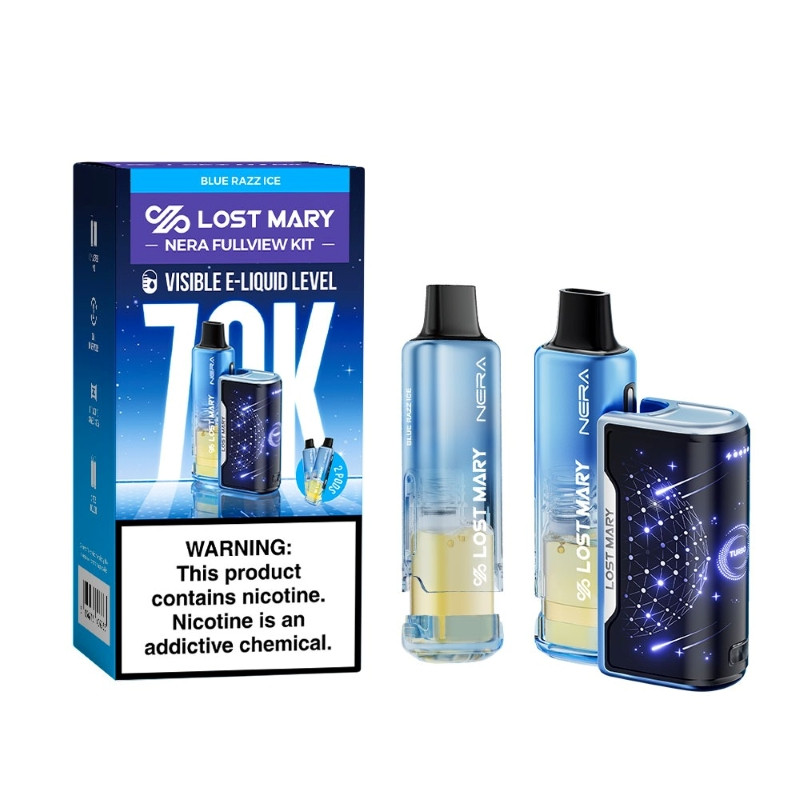 Lost Mary Nera Fullview 70K Disposable Vape Kit 24ml 5% (70000 Puffs)