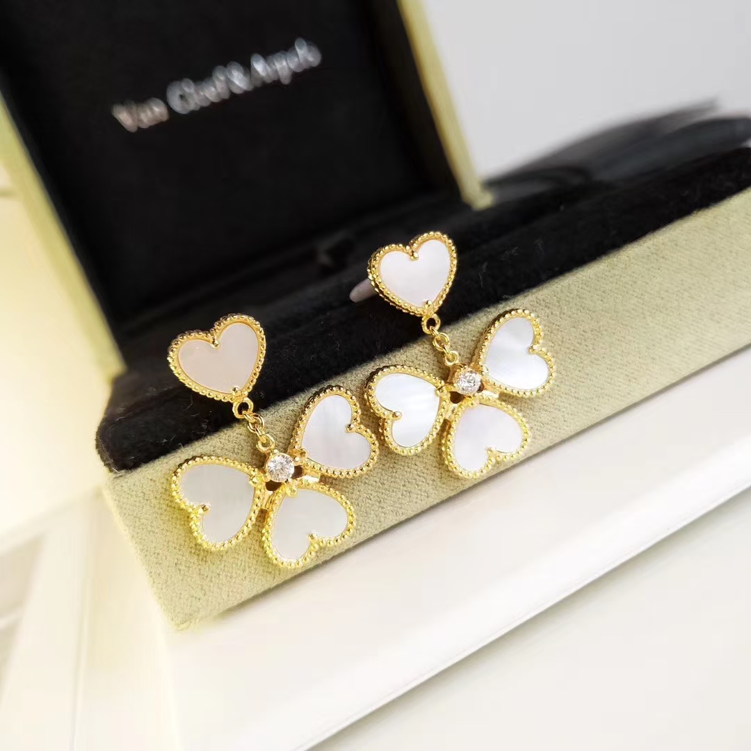 VCA Sweet Heart Earrings - Original Replica Club