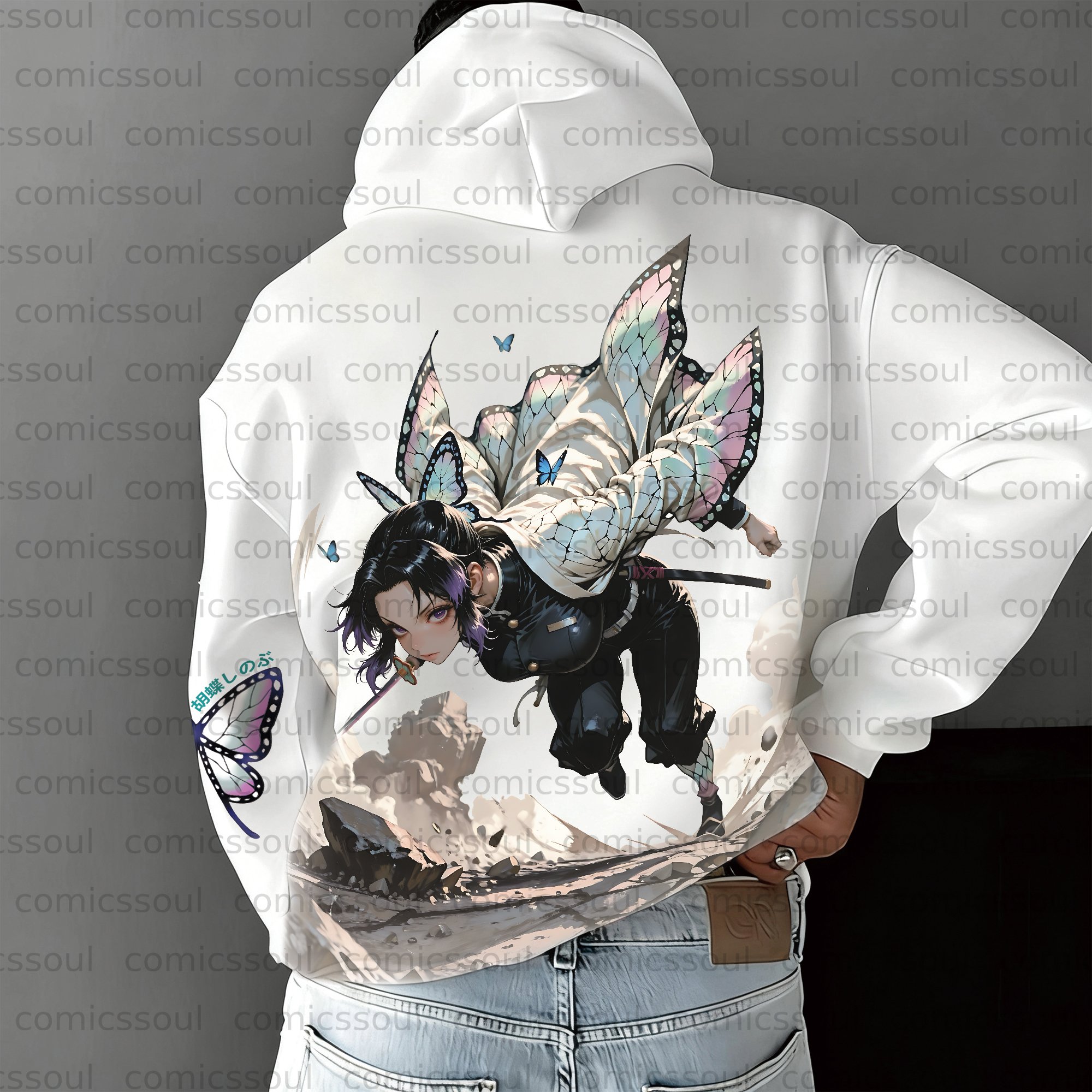 Unisex Anime Graphic Streetwear Vintage Plush Hoodie