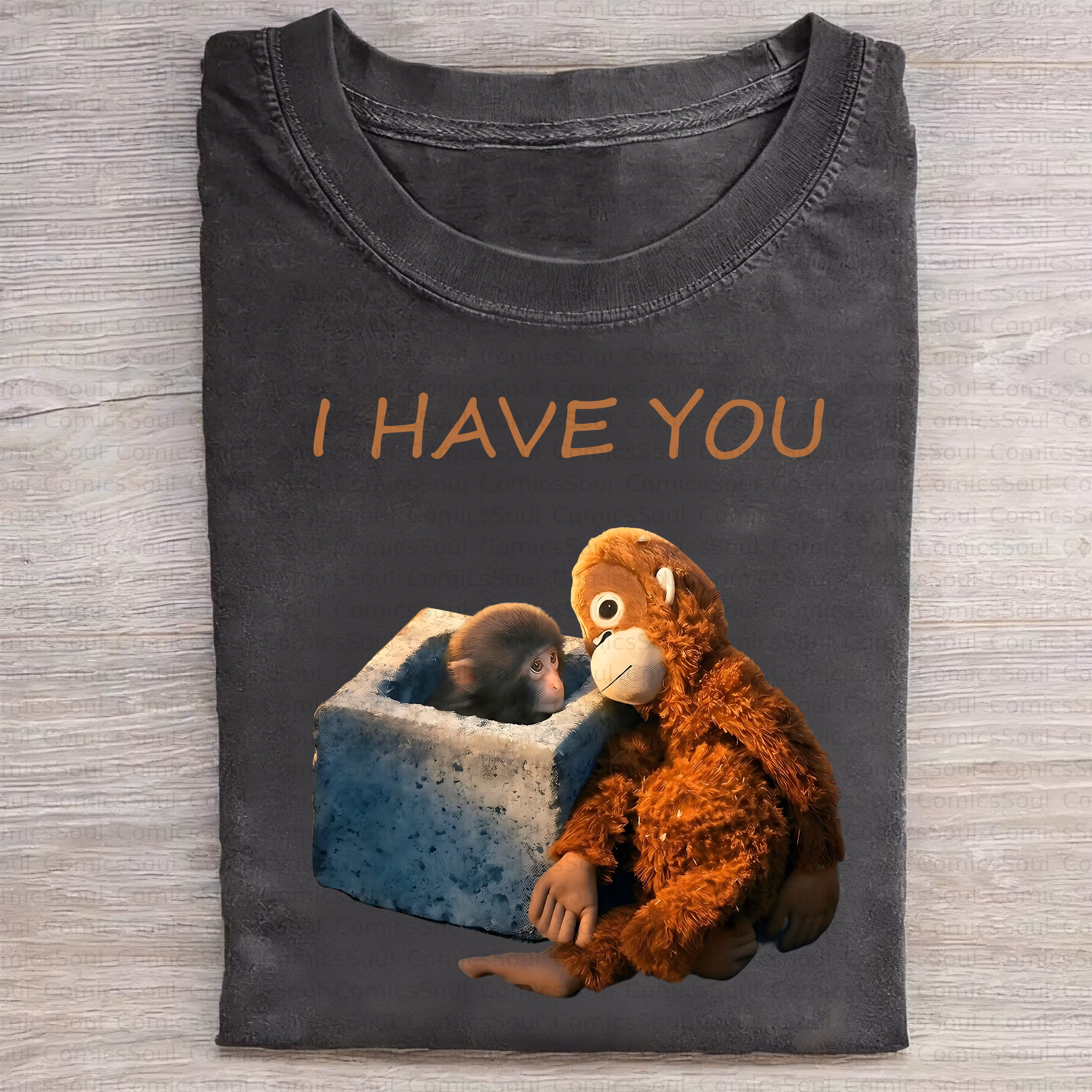Unisex Anime Inspired Vintage Washed T-Shirt