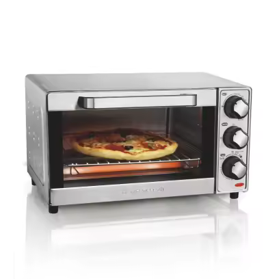 Hamilton Beach 4 Slice Stainless Steel Toaster Oven
