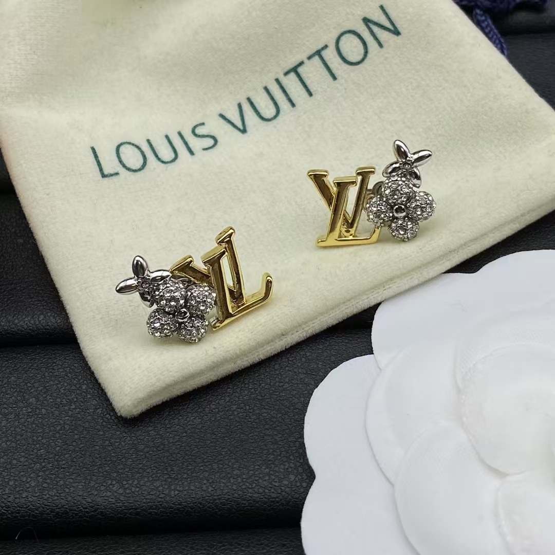 Louis Vuitton Mixed Color Stud Earrings - Original Replica Club