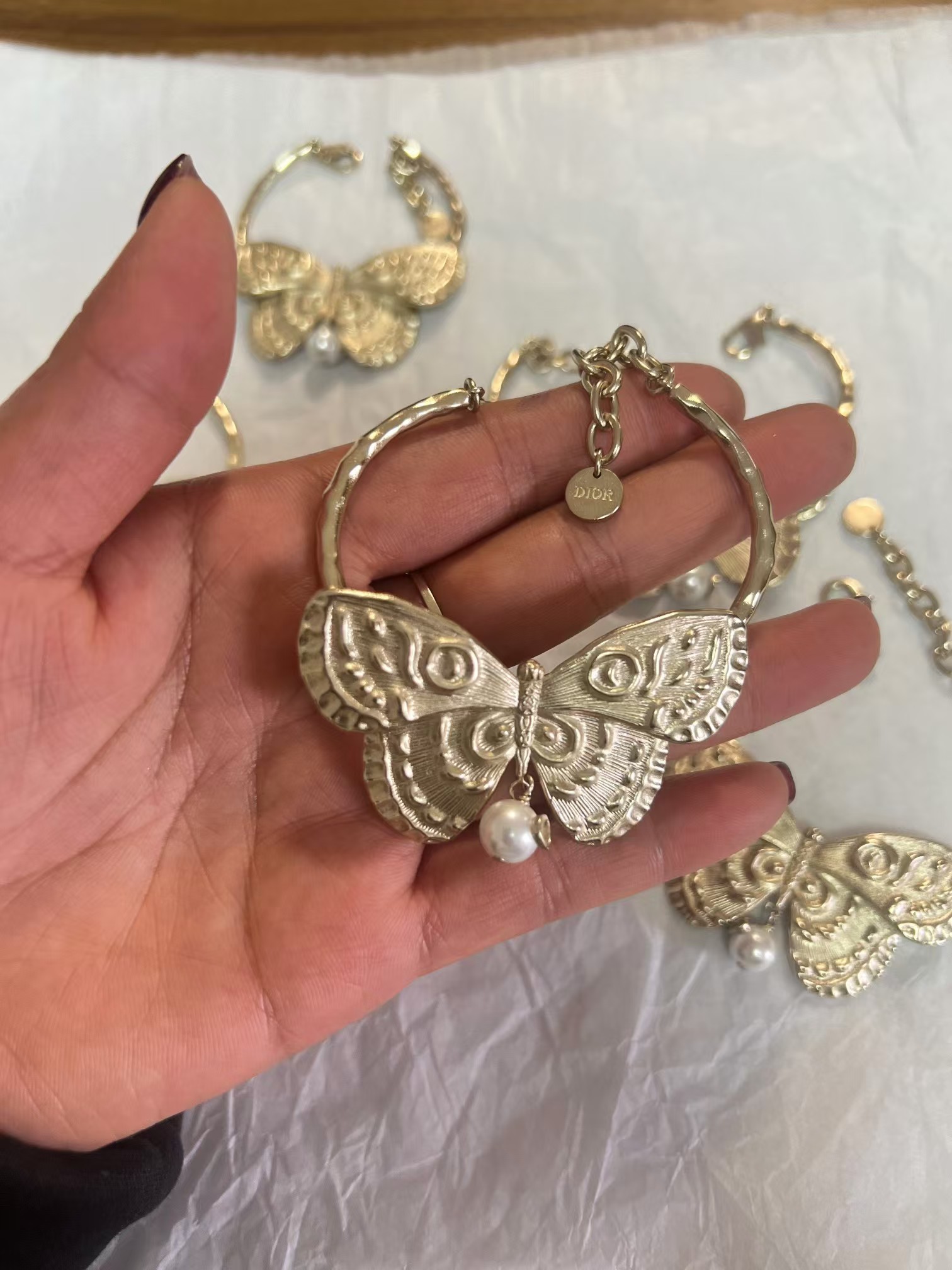 Dior Butterfly Bangle Bracelet - Original Replica Club
