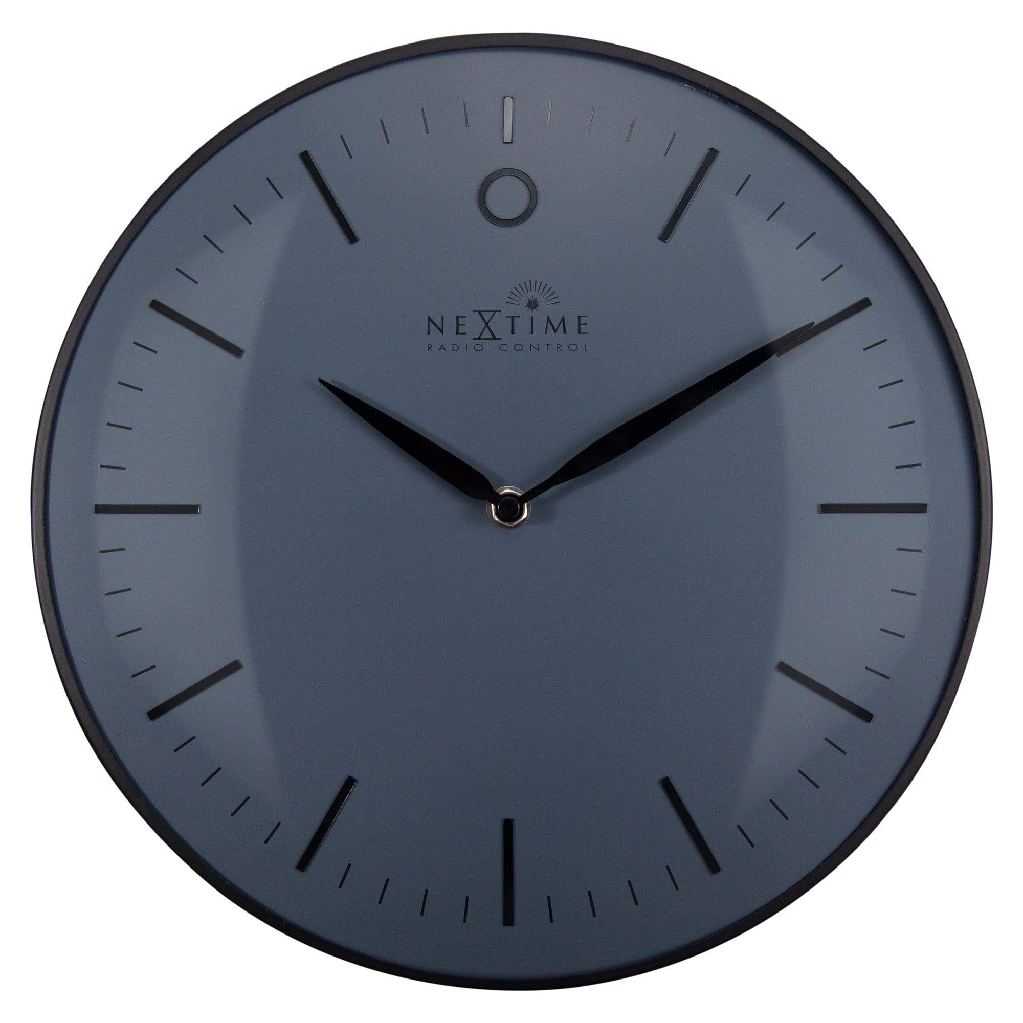 NeXtime - NeXtime - Design Wandklok - Radio controlled - Zwart - 30cm