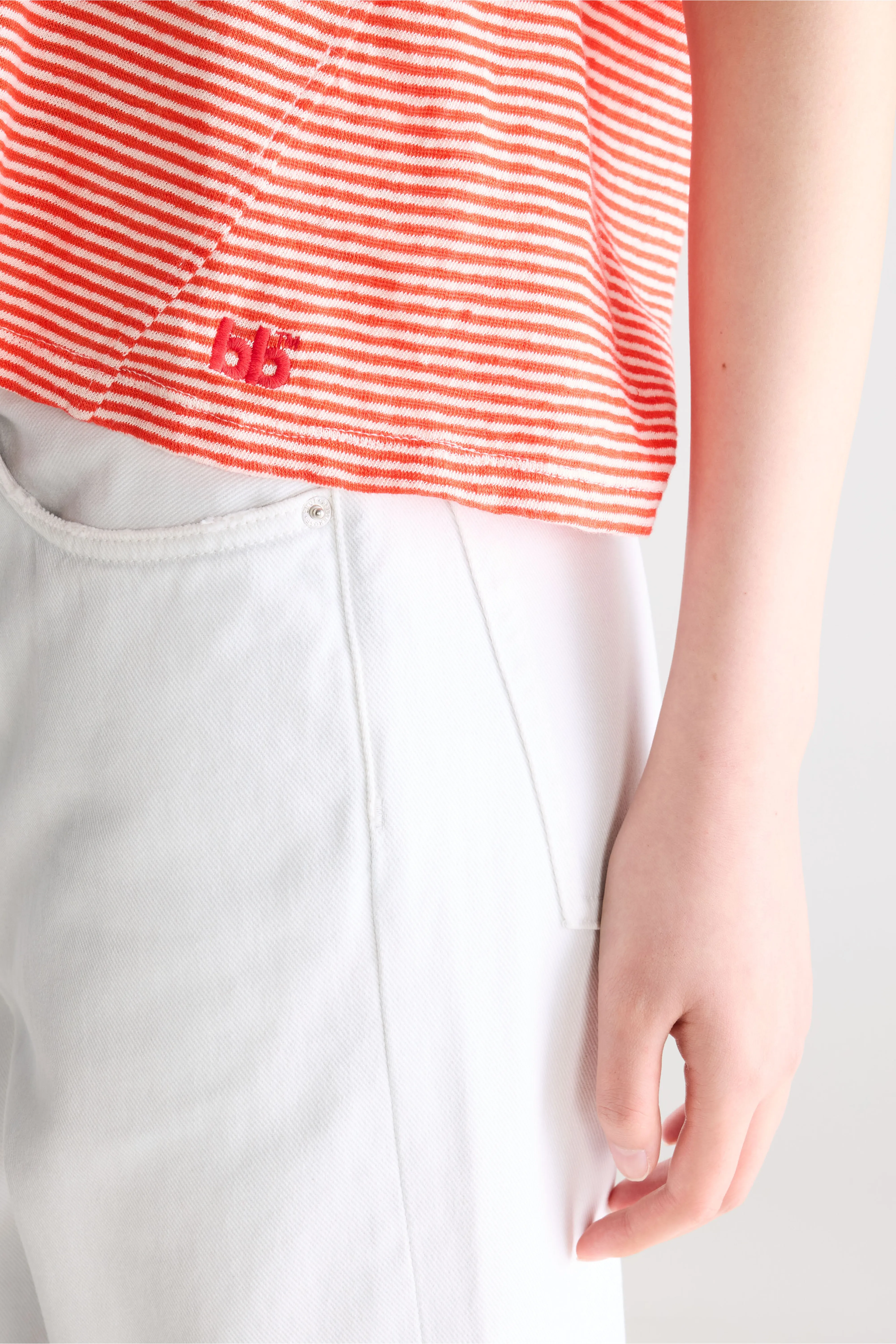 Bellerose Vlyn crewneck t-shirt  (261 / W / STRIPE B)