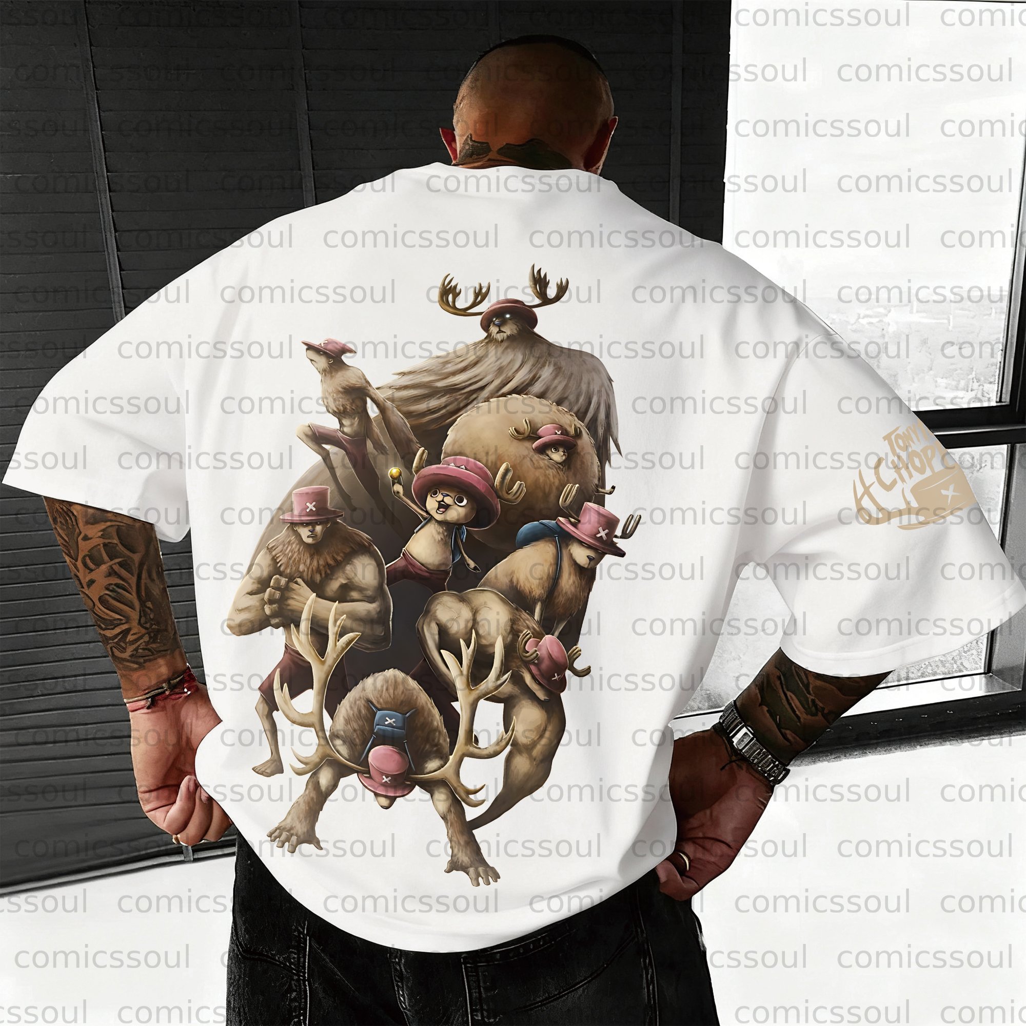 Unisex Anime Inspired Vintage T-Shirt