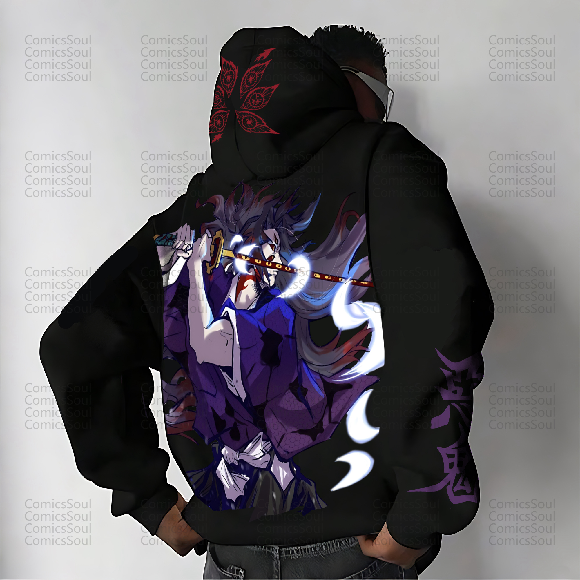 Unisex “ Comicssoul   ” Graphic Streetwear Vintage Hoodie