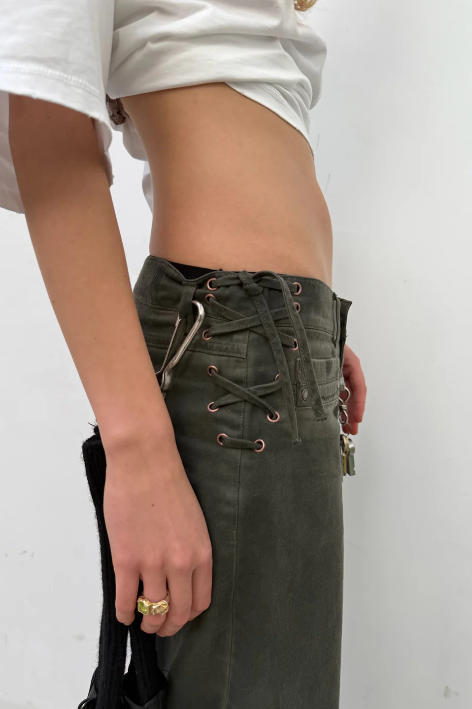 City Dusty Green Pants