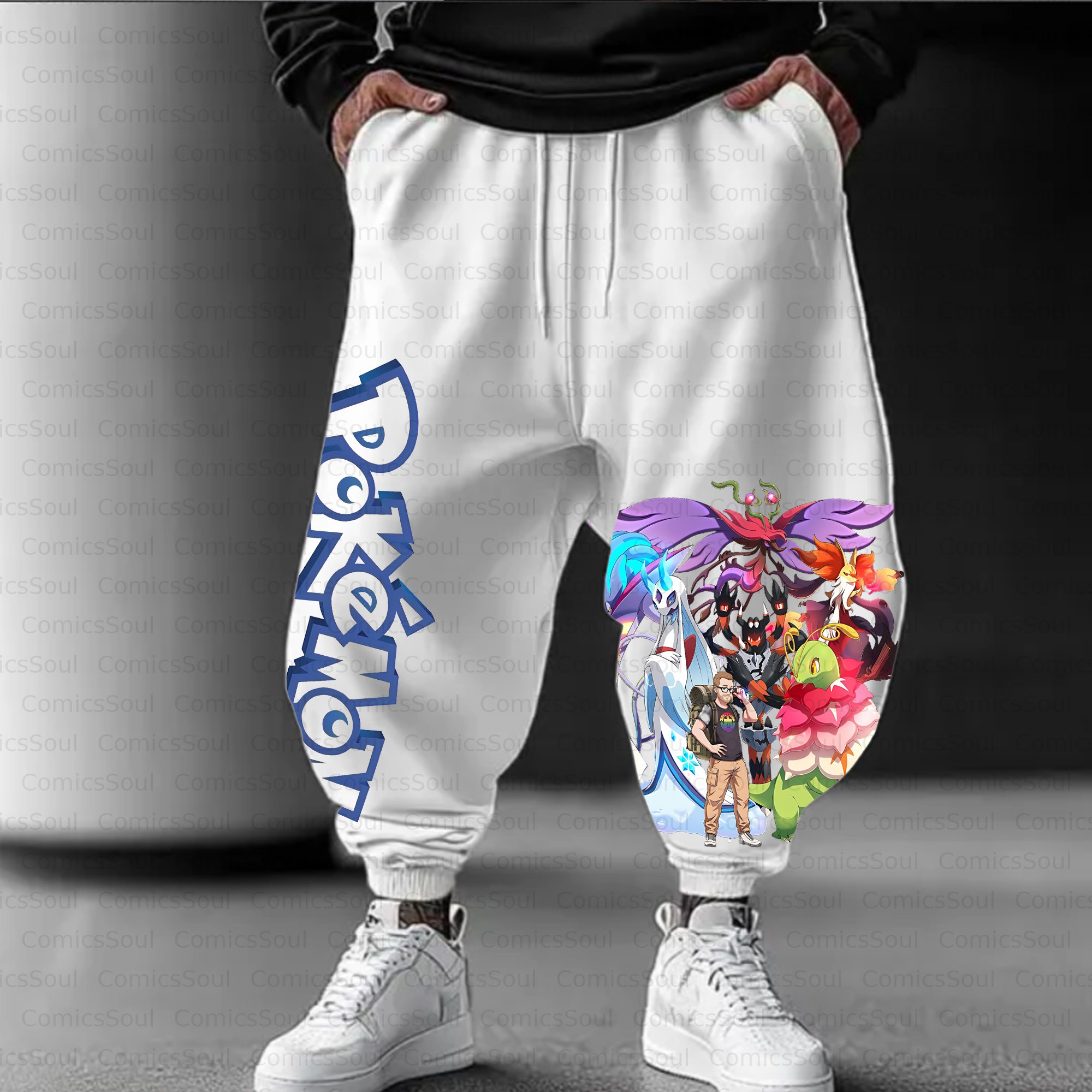 Unisex Casual Anime Streetwear Pant