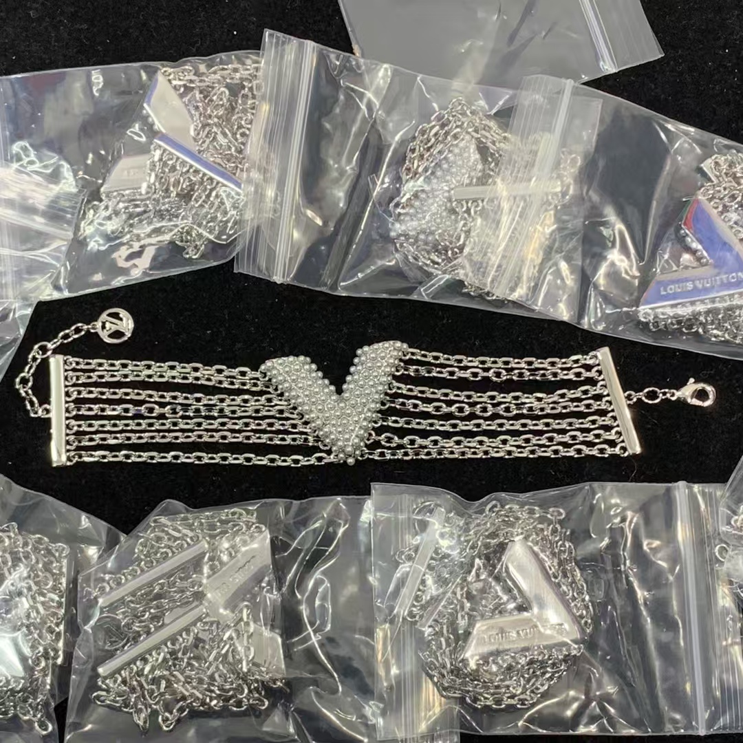 Louis Vuitton Multi Layered Chains Bracelet - Original Replica Club