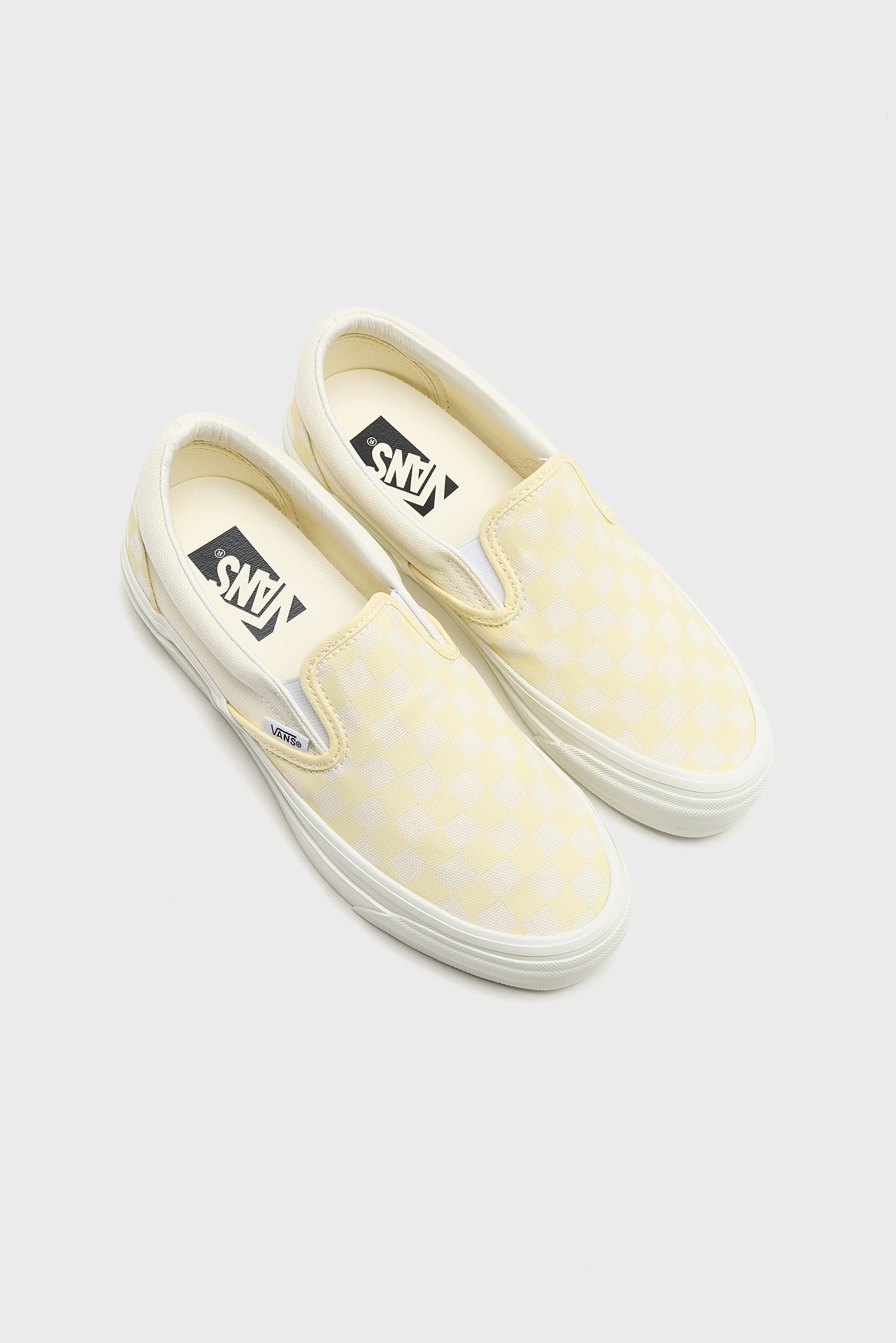 Bellerose Classic Slip-On Checkerboard Shoes for Women  (261 / W / YELLOW)