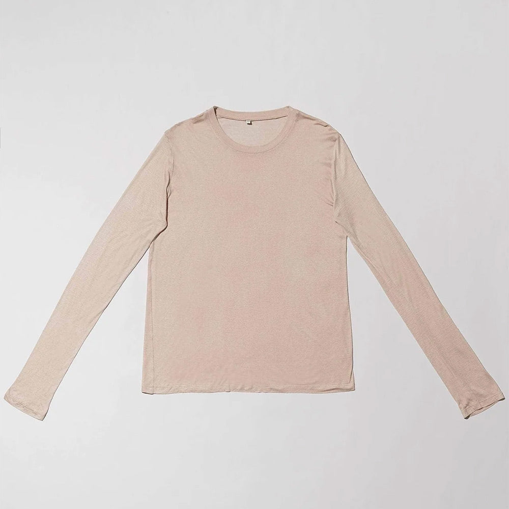 Baserange - T-Shirt manches longues - Beige