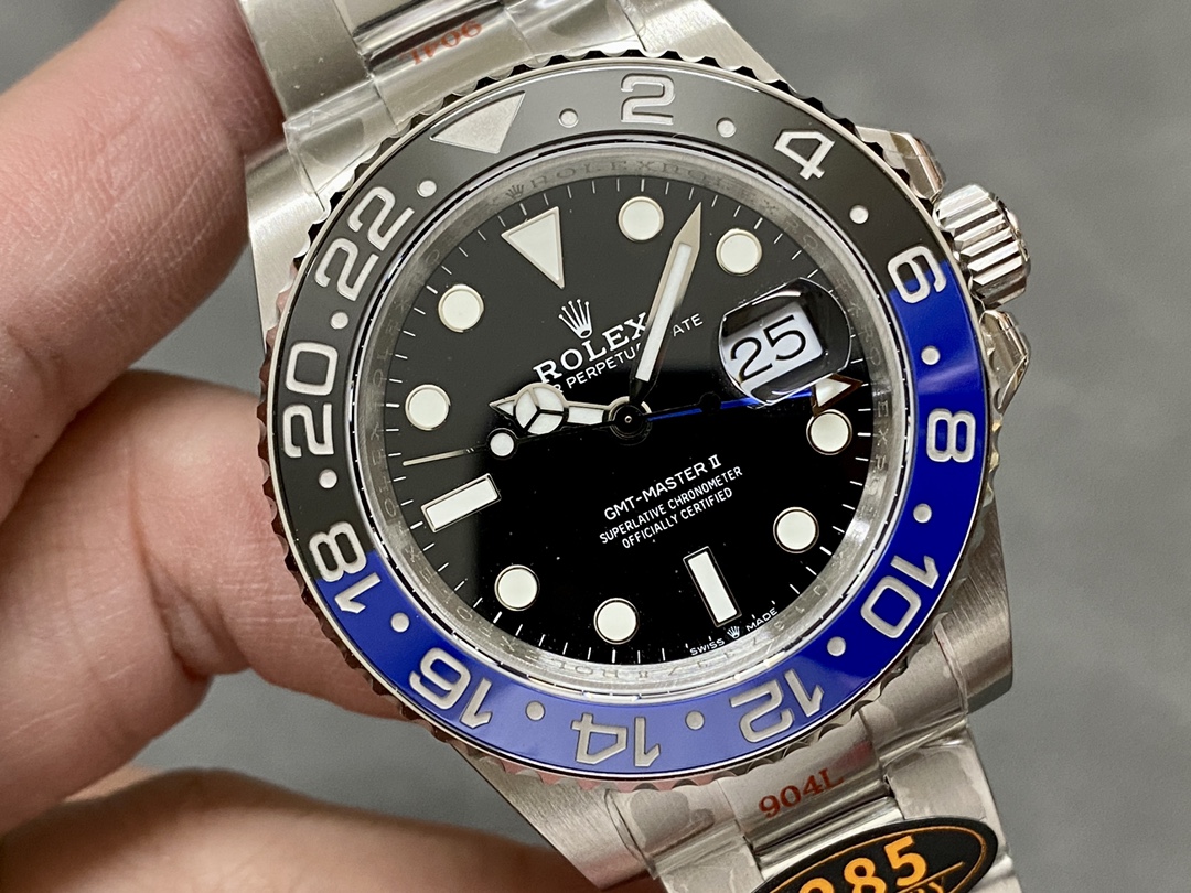 Rolex GMT-Master II 126710BLRO Black Dial Stainless Steel 40MM Mens Replica Watch