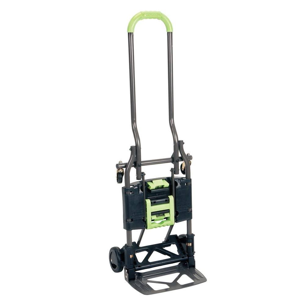 Cosco Shifter Multi-position Folding Hand Truck and Cart, Blue/Green(Blue/Green)