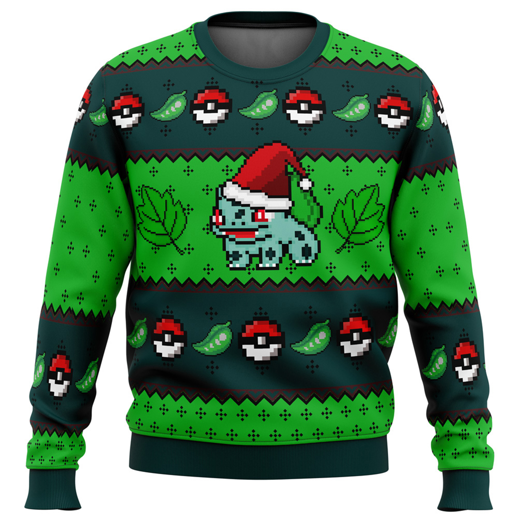 Unisex Anime Ugly Christmas Sweater TeeThreads Sustain the Scene with Custom Apparel