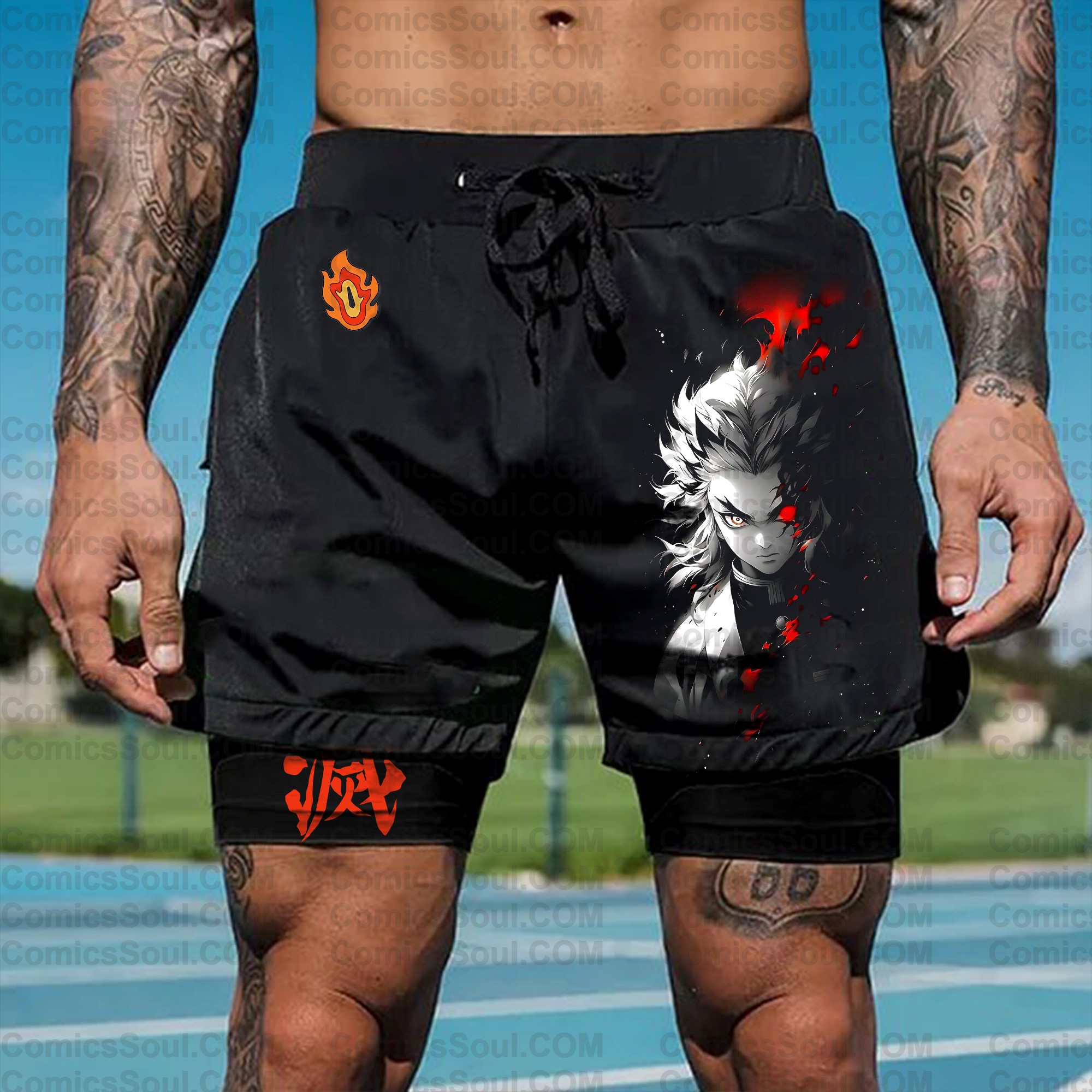 Unisex “ Comicssoul” Casual Streetwear Shorts