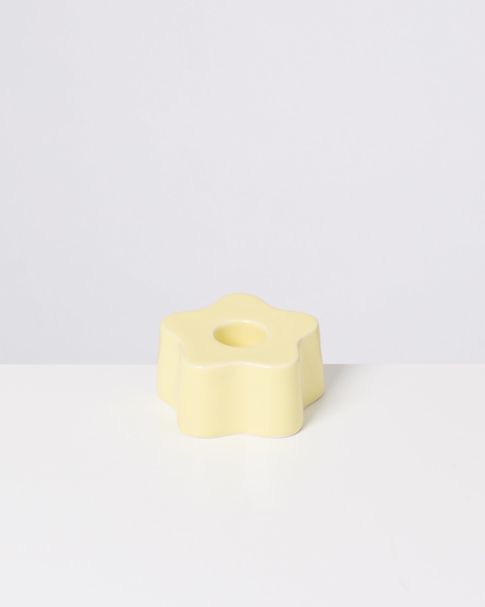 Seia Kerzenhalter flower gelb