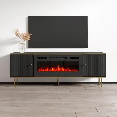 Camelia 63-Inch Electric Fireplace TV Stand