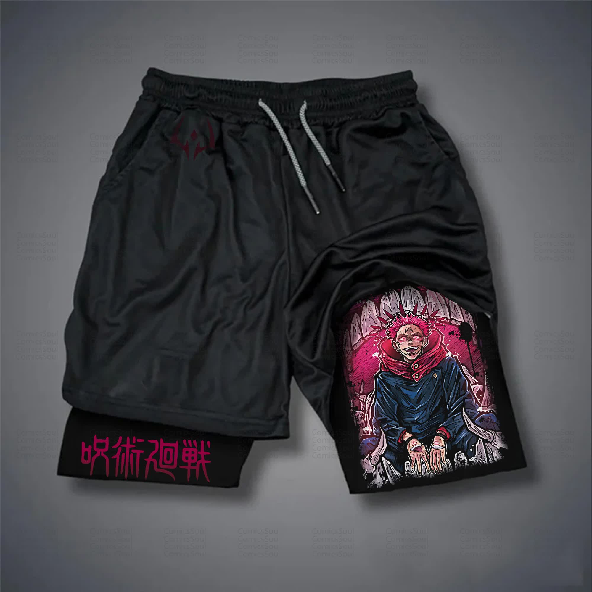 Unisex Casual Anime Streetwear Shorts 丨Comicssoul