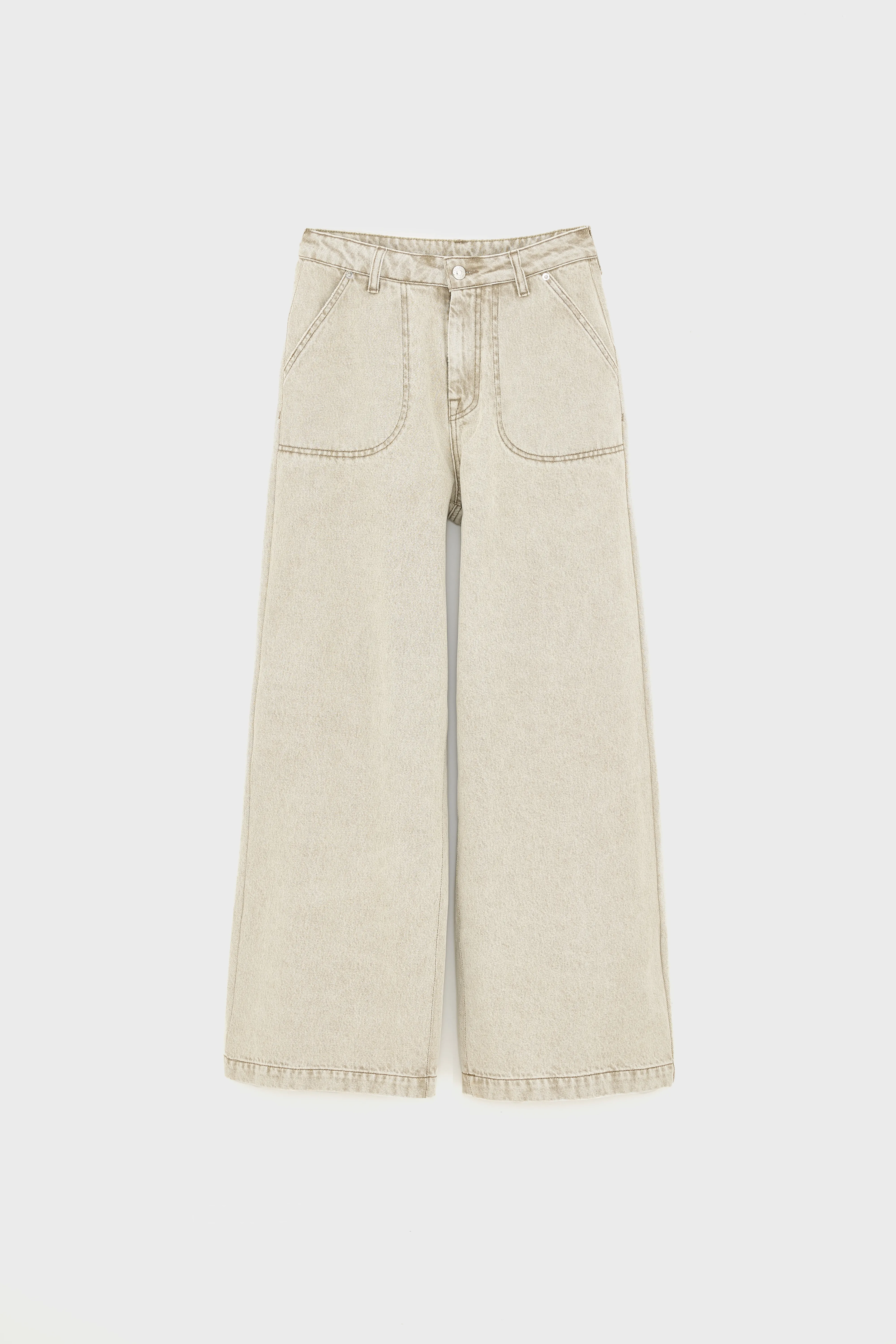 Bellerose Denim N. 62 - wide jeans (252 / W / BEIGE SNOW)