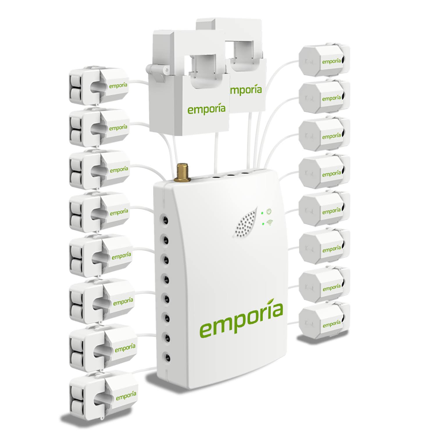Smart Home Energy Monitor with 16 50A Circuit Level Sensors | Vue - Real Time