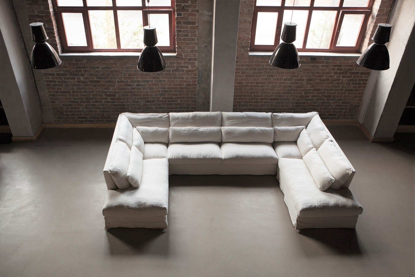 Sits Heaven U-Bank Linen Natural