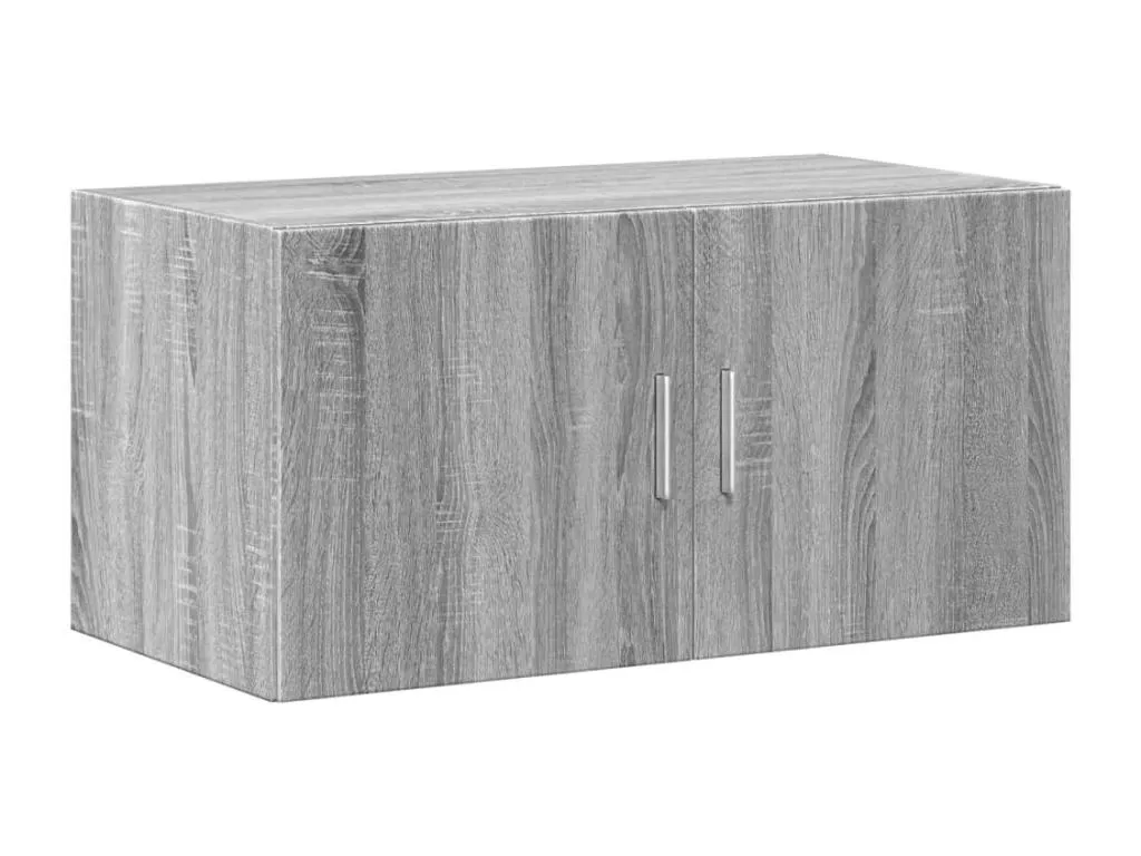 Armario de pared Hogarmini de ingeniería gris Hogarmini 80x42.5x40 cm ovyp47069