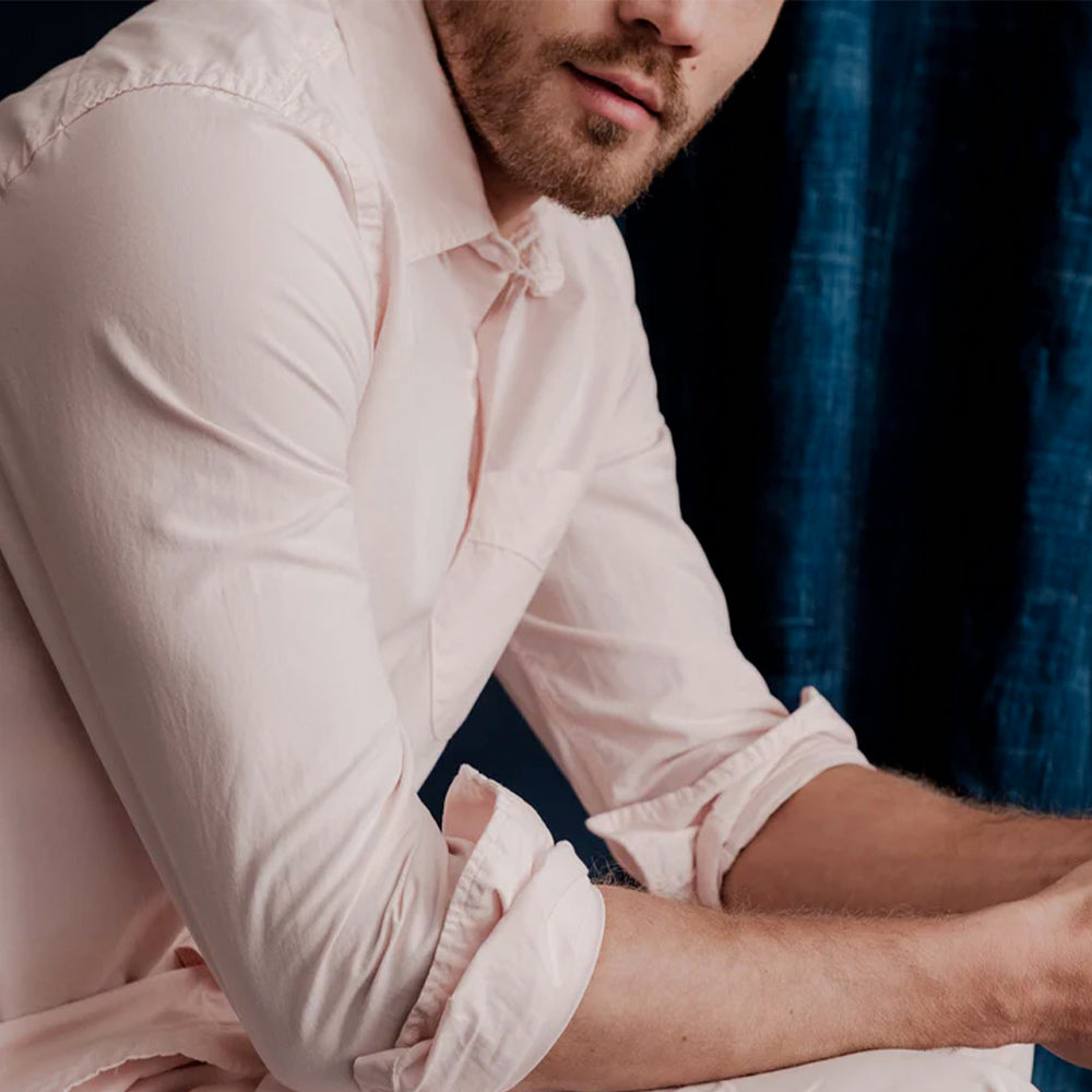 Save Khaki United - Chemise en Poplin - Rose