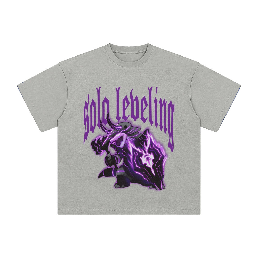 Unisex Anime Inspired Washed  Vintage T-Shirt