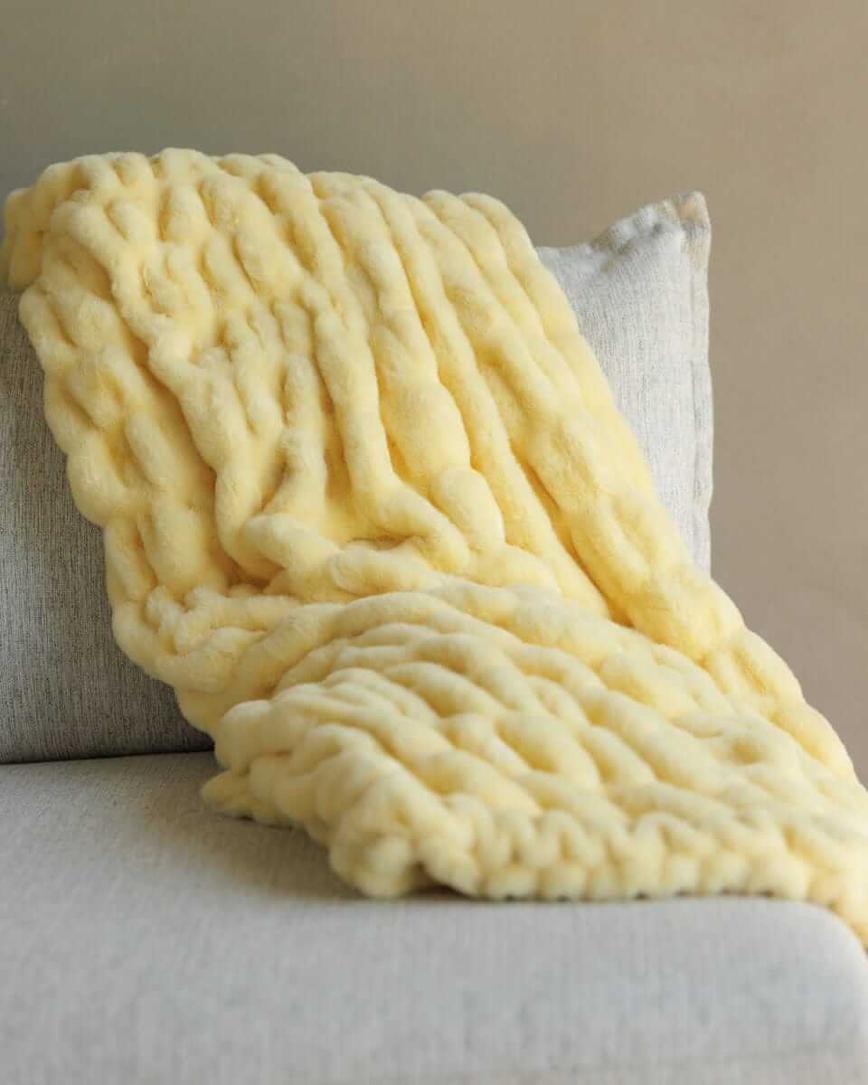 Hugs Butter Yellow Blanket
