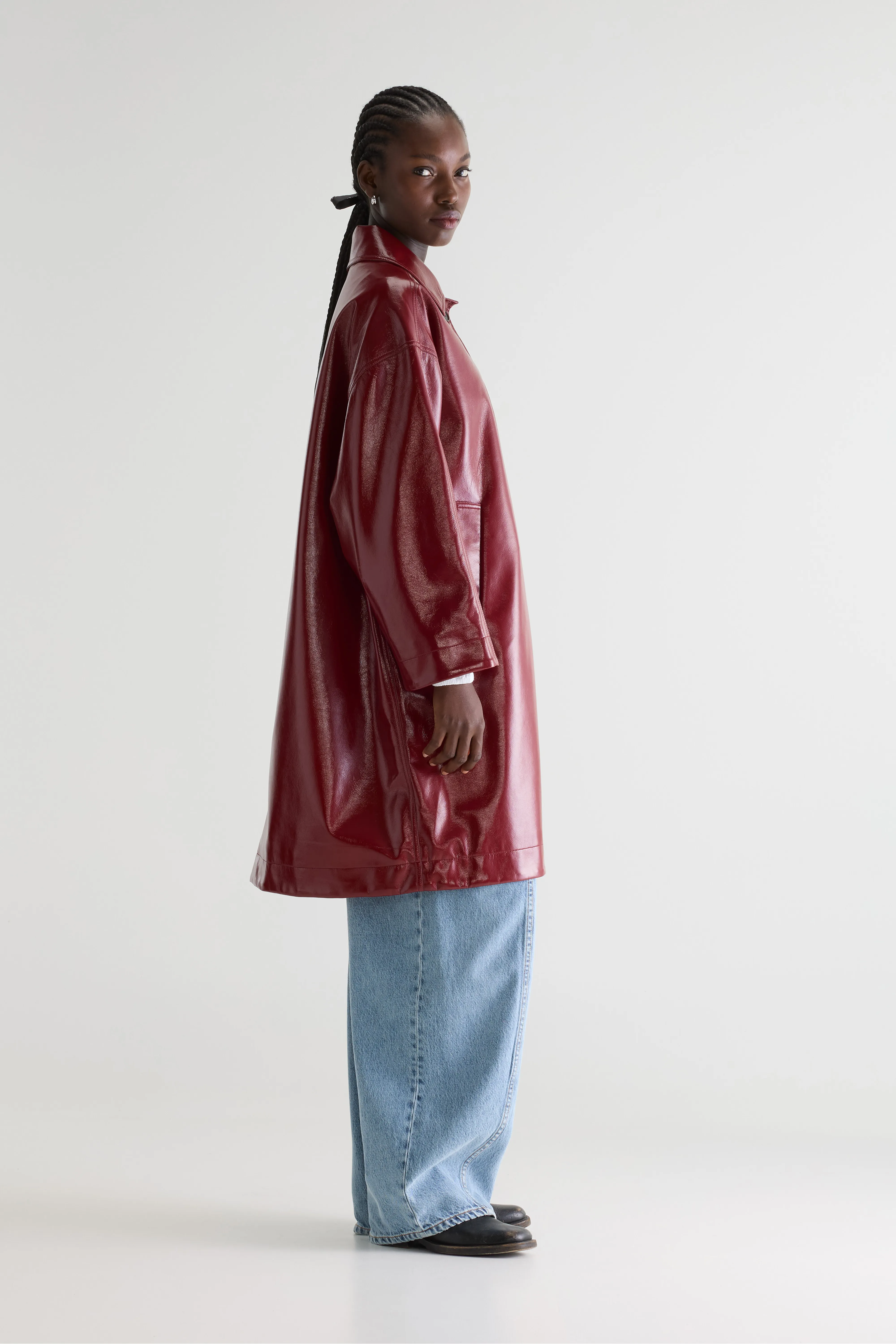 Bellerose Jana vinyl coat (261 / W / CERISE)