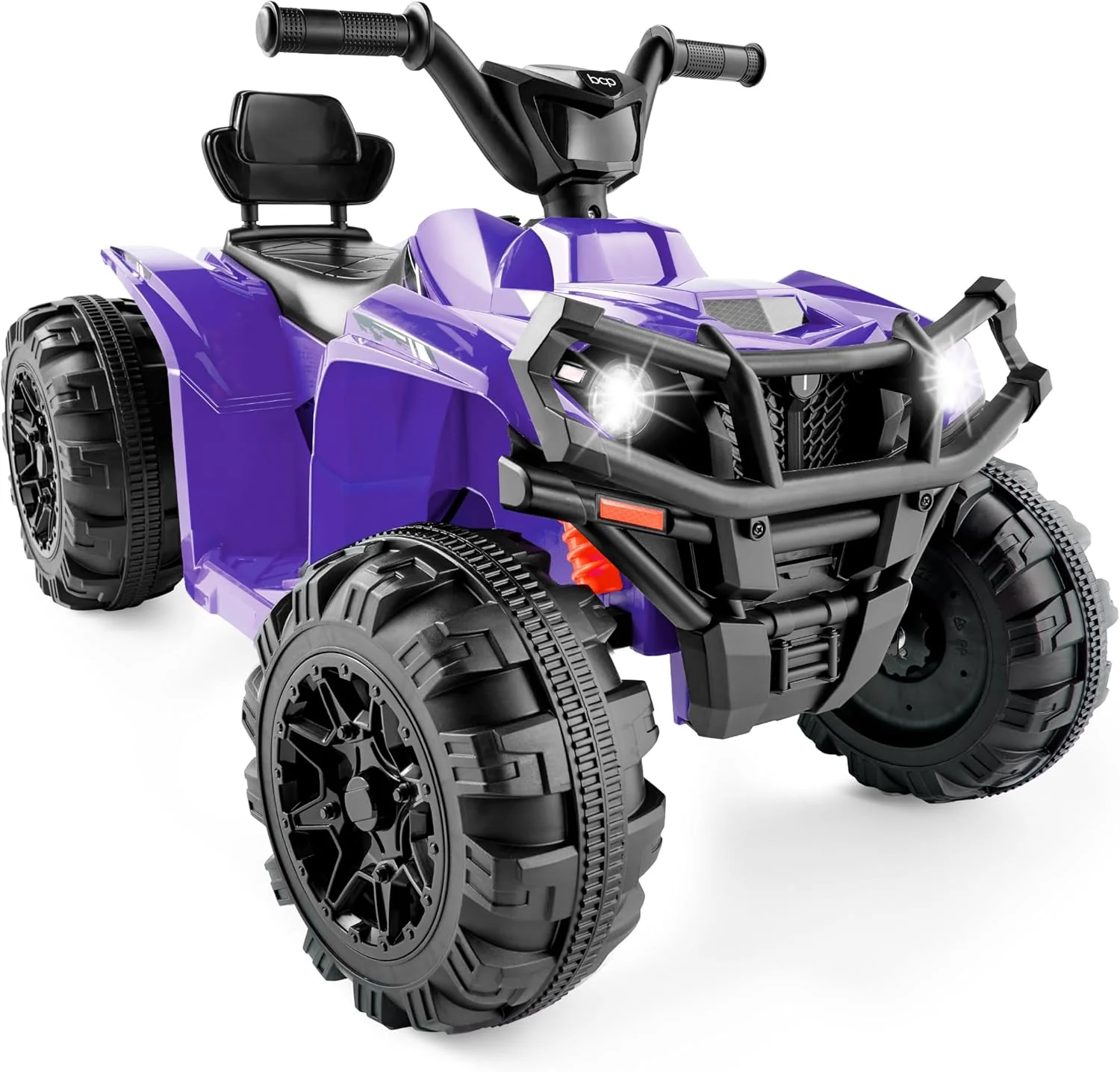 Best Choice Products 12V Kids Ride-On Electric ATV, 4-Wheeler Quad Car Toy w/Bluetooth Audio, 2.4mph Max Speed, Treaded Tires, LED Headlights, Radio