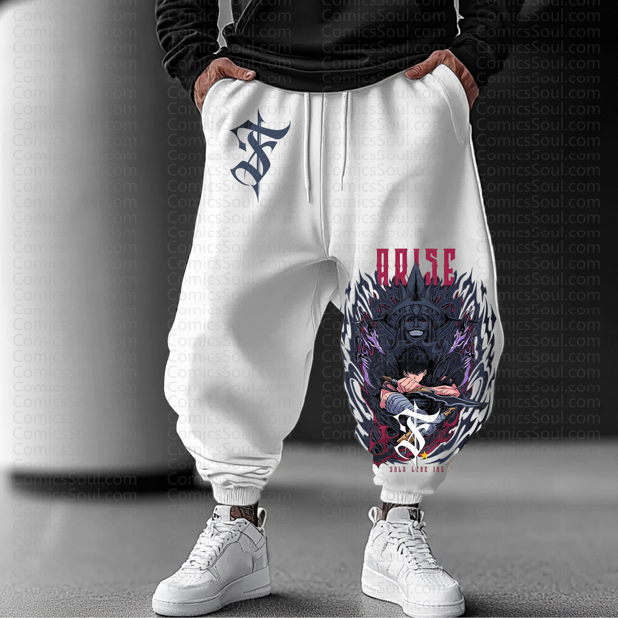 Unisex Anime Inspired Vintage Pants丨Comicssoul