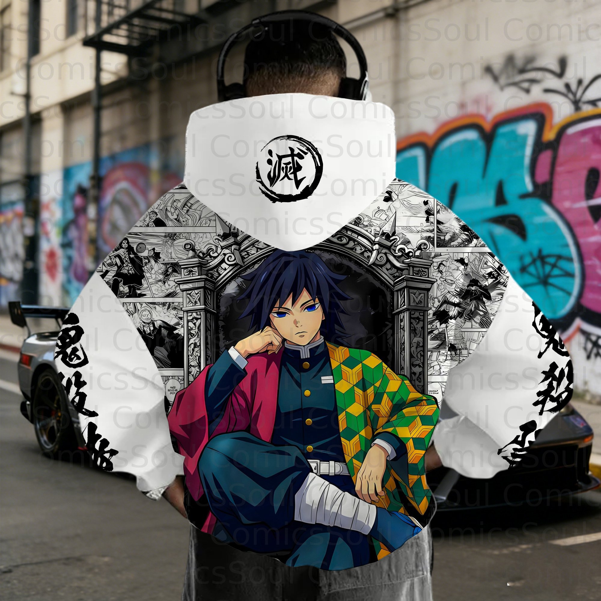Unisex Graphic Streetwear Vintage Plush  Hoodie