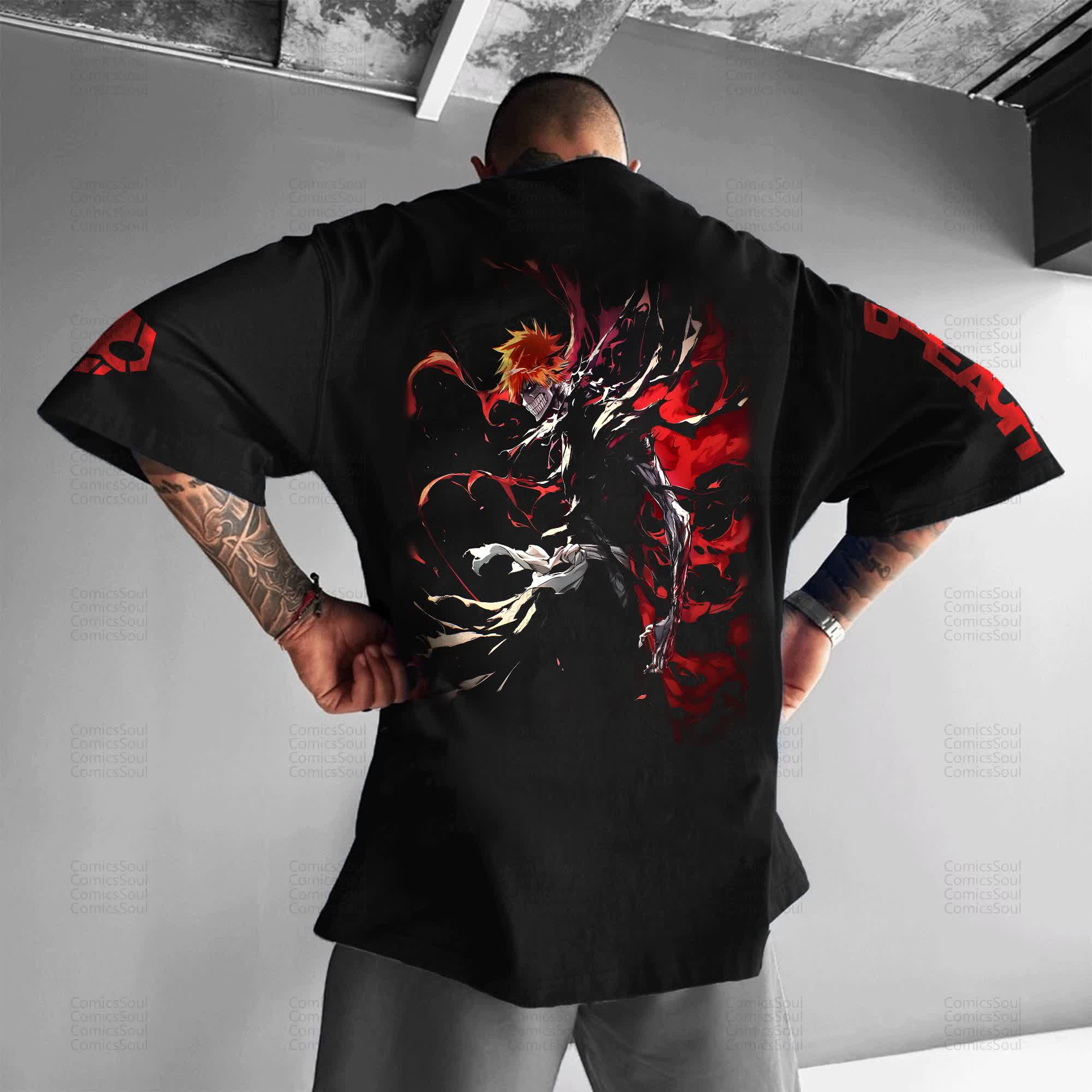 Unisex Anime Inspired Vintage T-Shirt丨Comicssoul