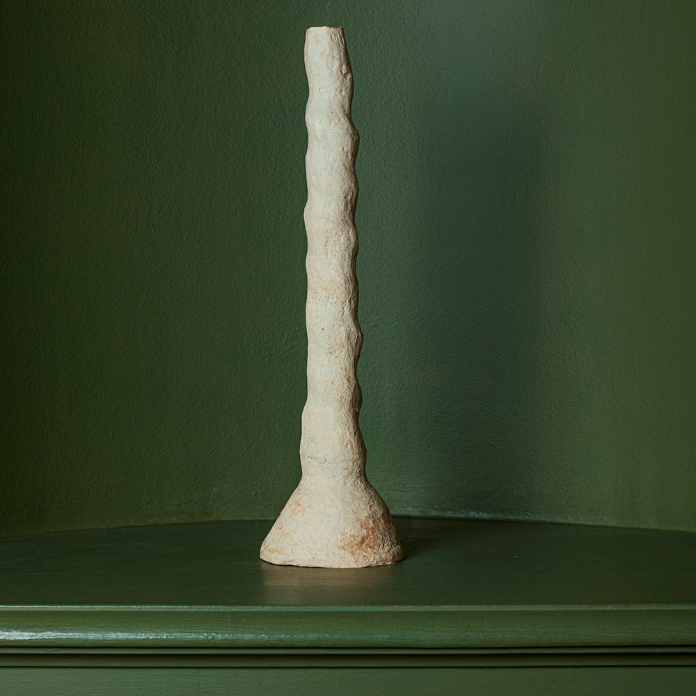 Bougeoir en papier mâché
