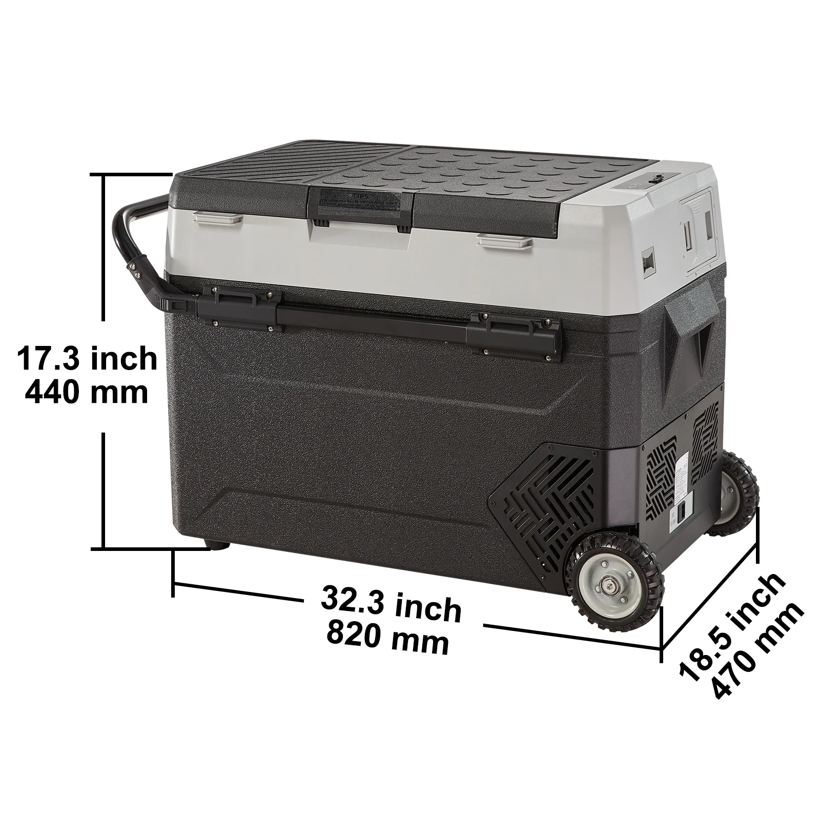 VEVOR Car Refrigerator 48Qt, Dual Zone Car Fridge Freezer12/24V DC & 110-240V AC Electric Compressor Cooler for Truck Vehicle RV - Image 19