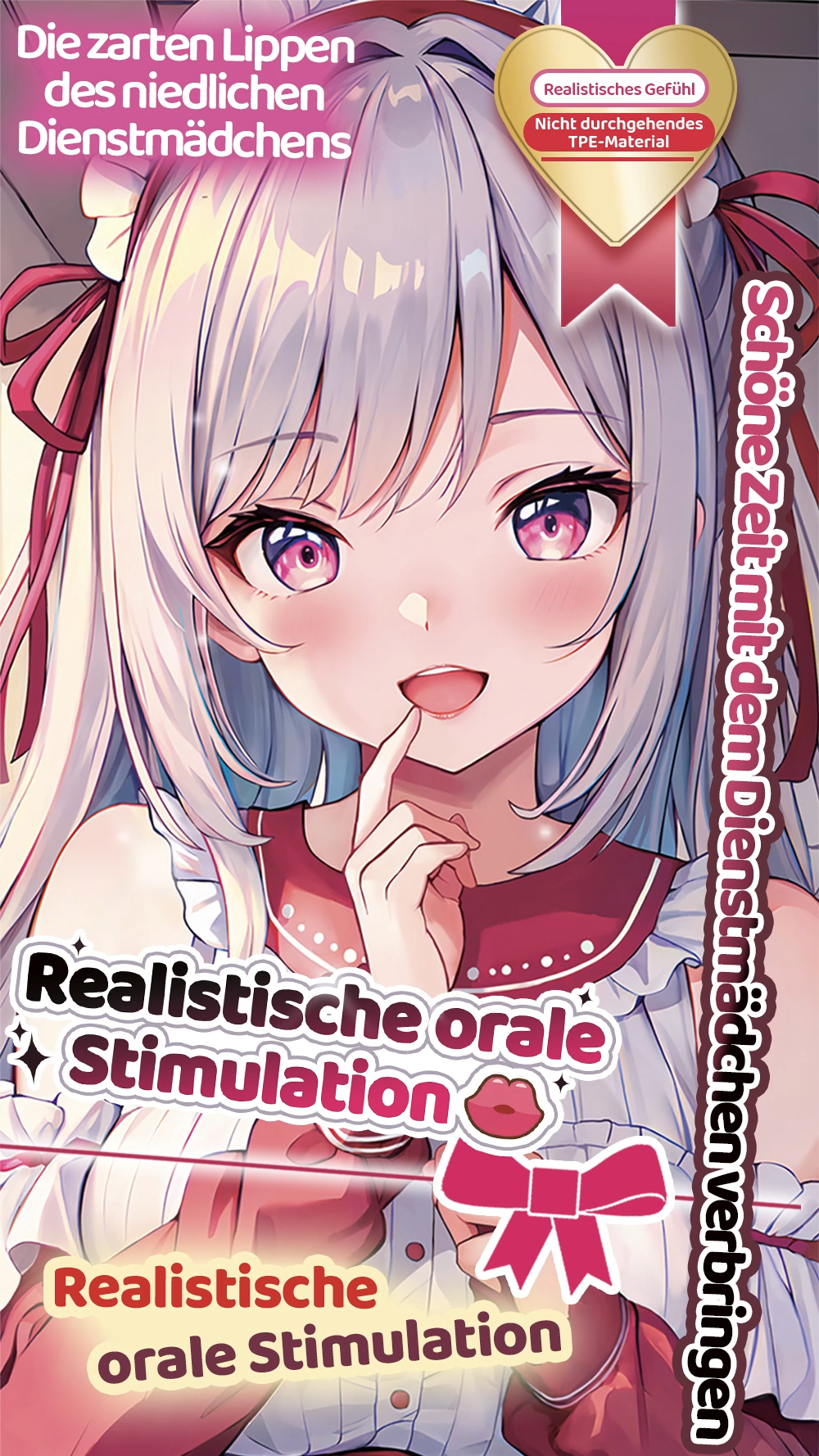 Dr.YUU Amaya Anime Oral Masturbator mit realistischer Zunge, Zähnen und Wärmefunktion – Bild 6