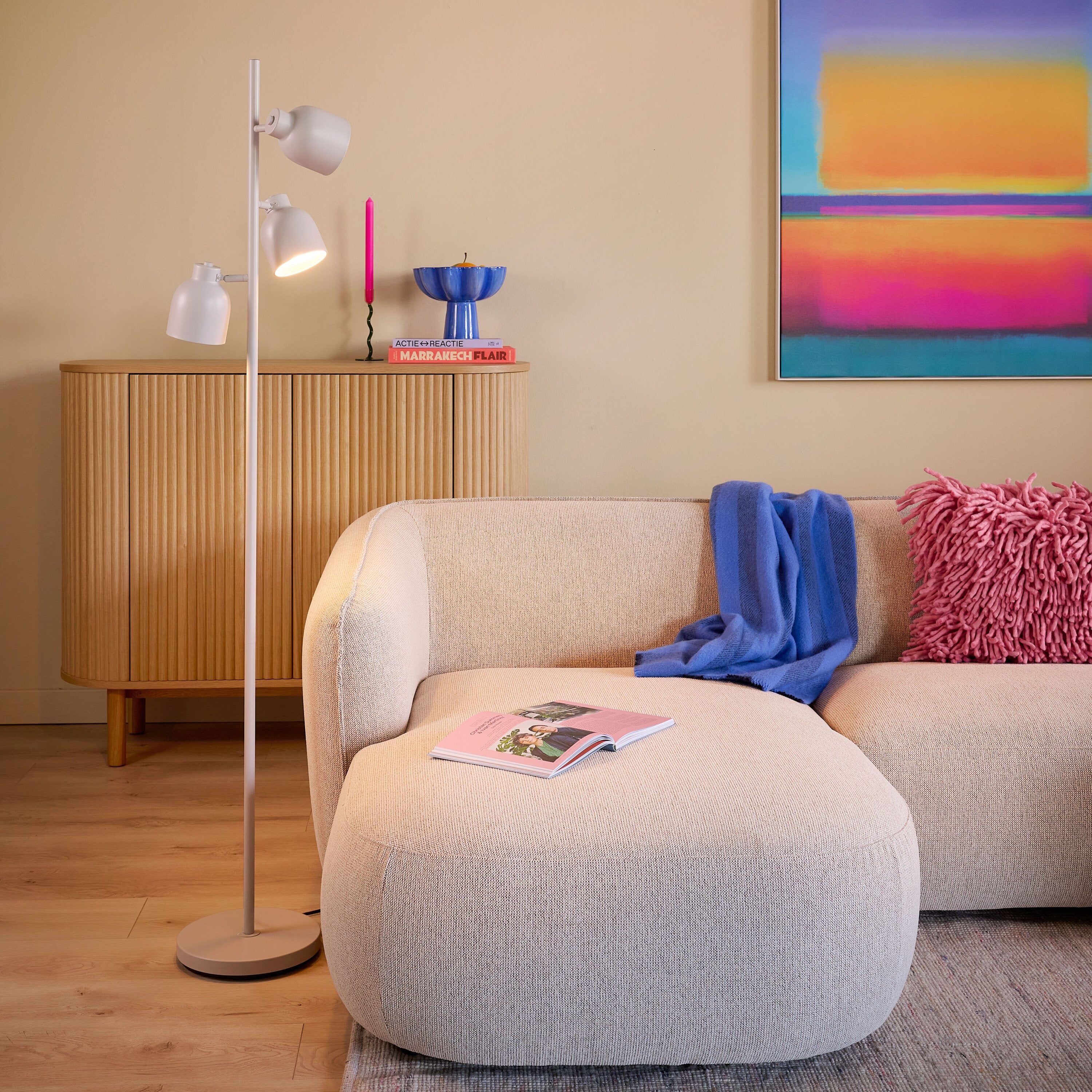 Blokker Nohr Vloerlamp - Cashmere