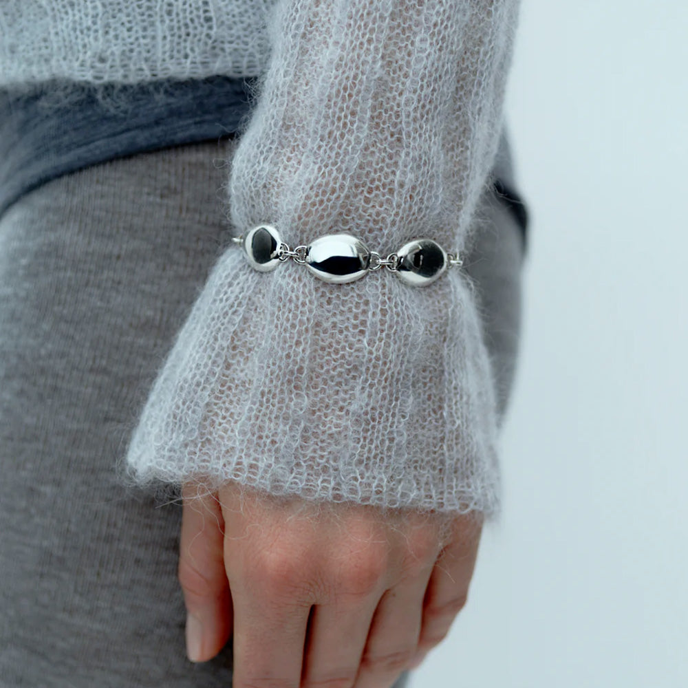 RAGBAG - Bracelet Dualism Oval - Argent