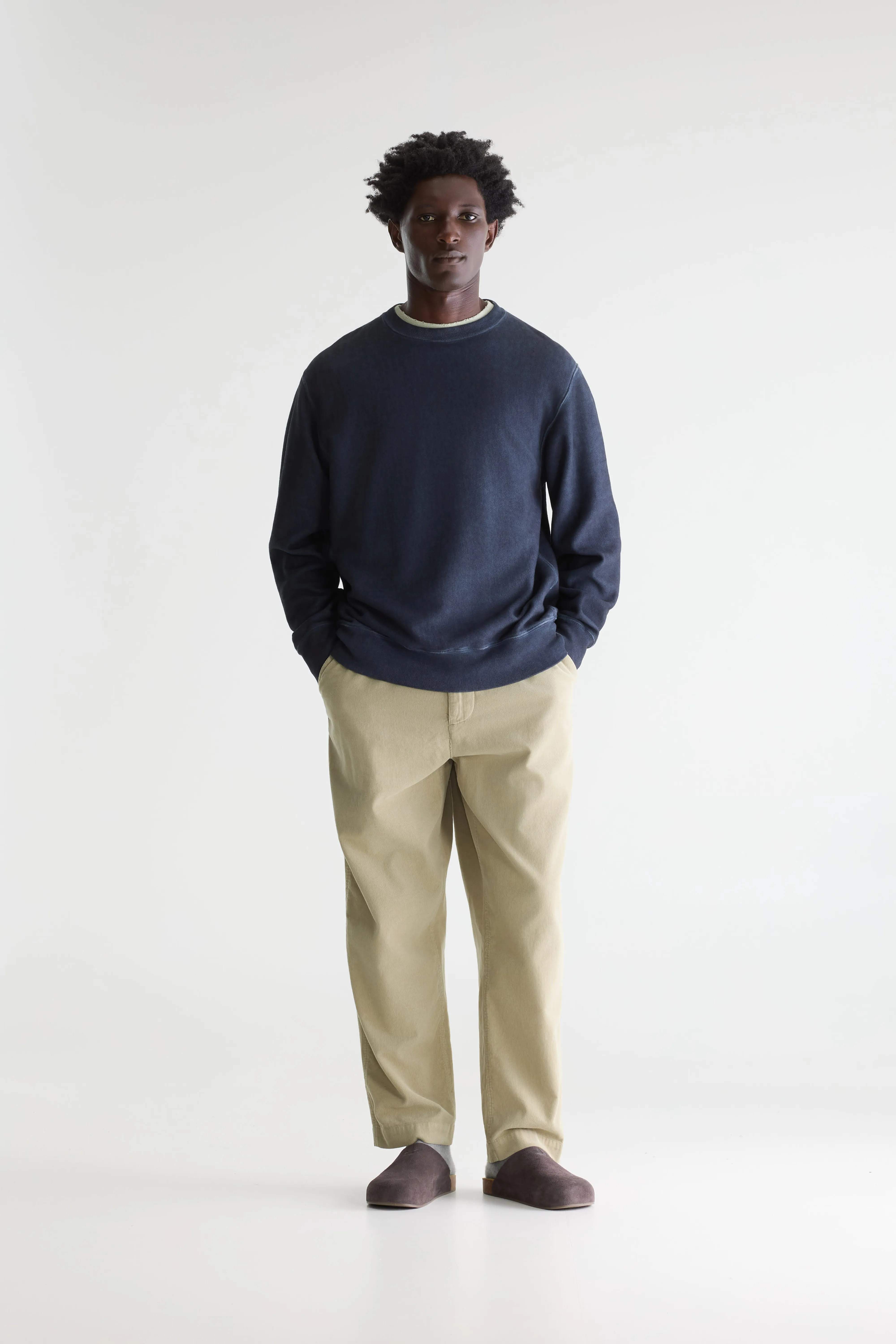Bellerose Flake crewneck sweatshirt (261 / M / DARK NAVY)