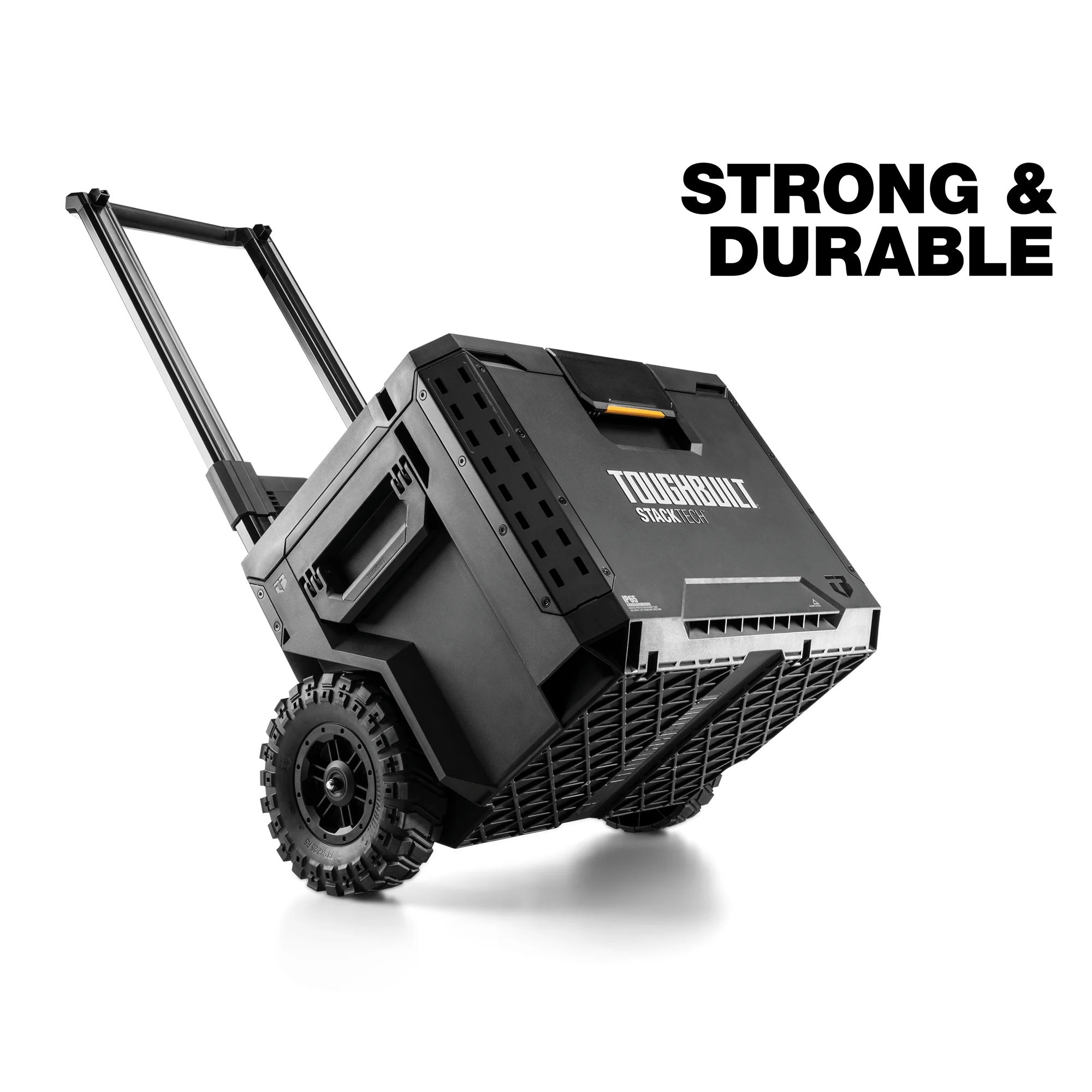 ToughBuilt Portable 2-in-1 Rolling Tool Box with Wheels & Stackable Design - Image 8