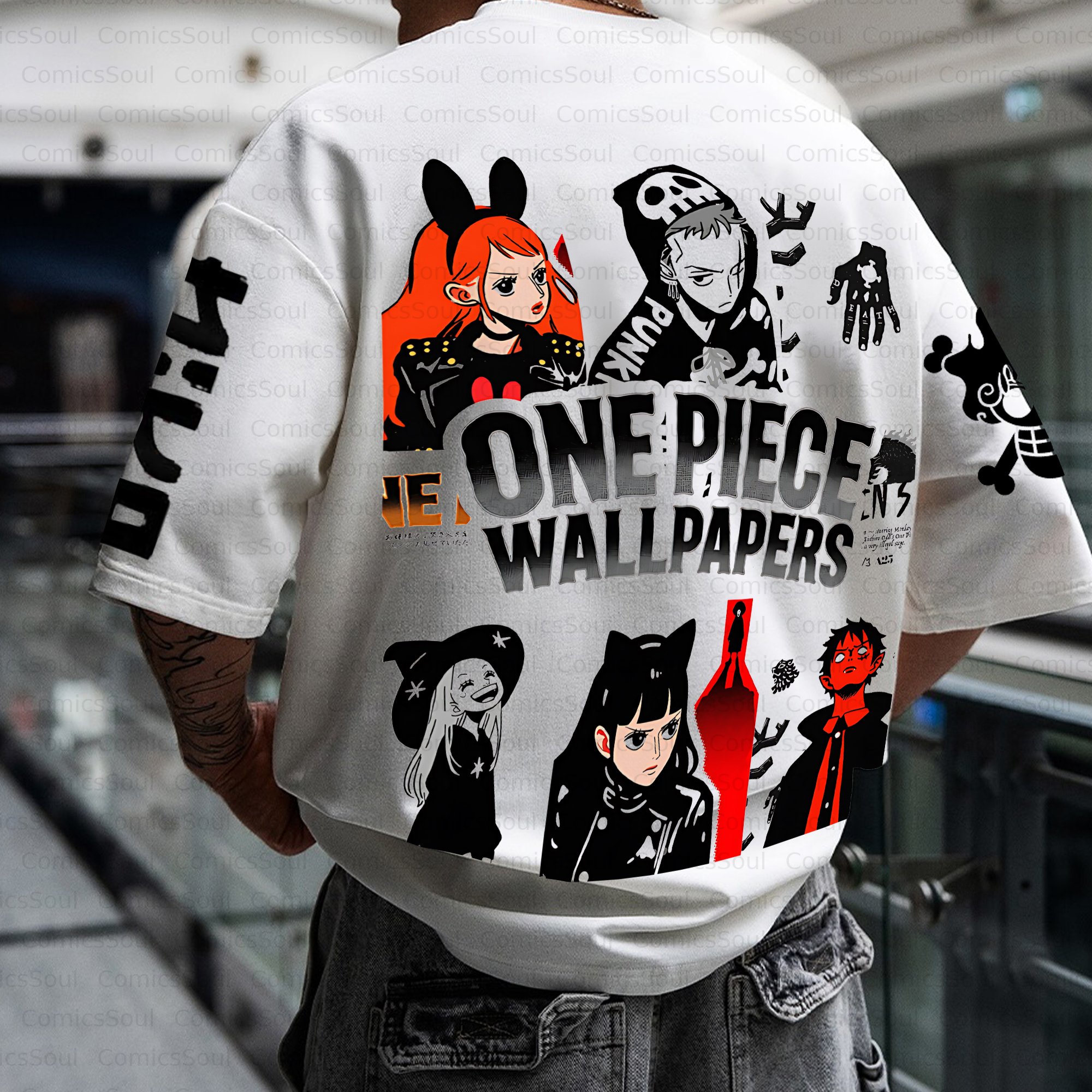 Unisex Anime Inspired Vintage T-Shirt