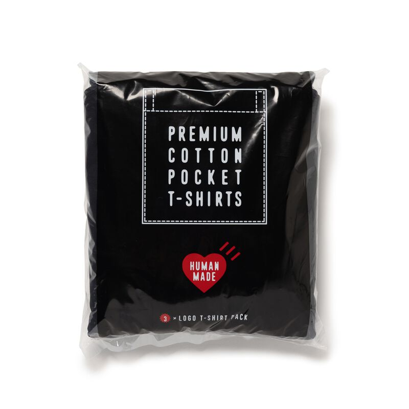 HUMAN MADE 3-PACK POCKET T-SHIRT SET